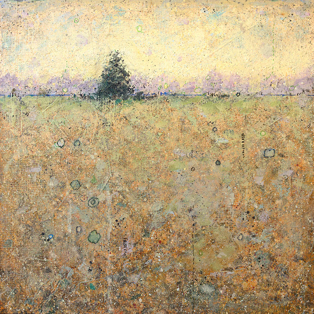 Tree (Yellow) - Open Edition Canvas Print - Image 3