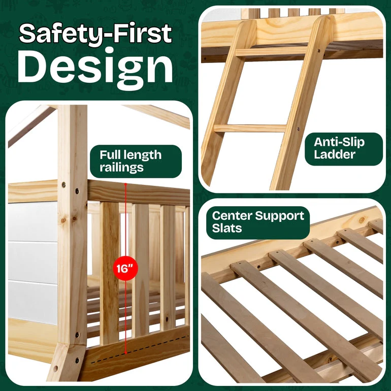 Treehouse Kid Bunk Bed for Fun and Adventure in Your Child's Room - Image 14