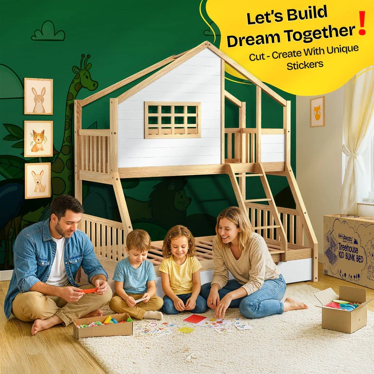 Treehouse Kid Bunk Bed for Fun and Adventure in Your Child's Room - Image 18