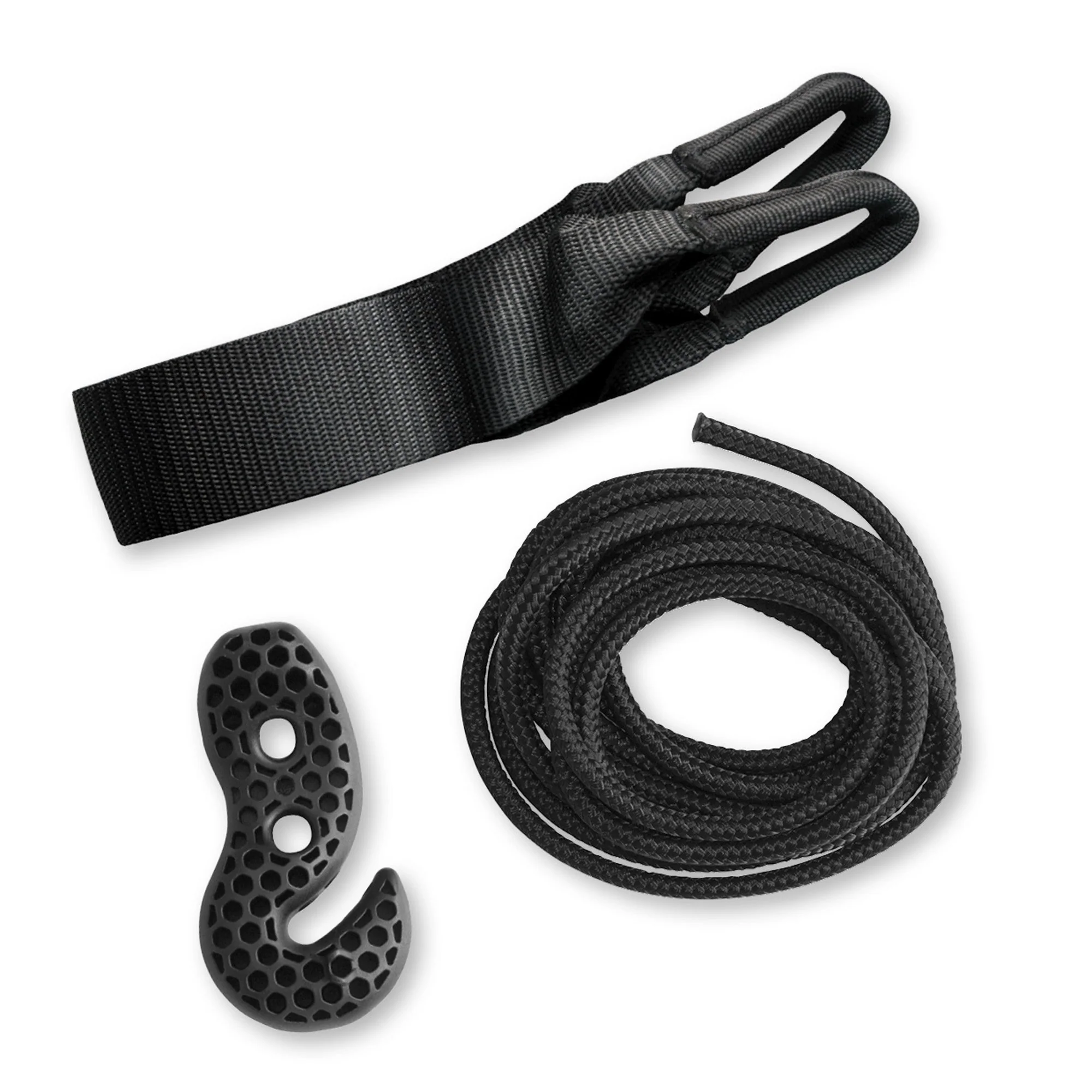 TreeMount 1rope Black - Tree and Pole Suspension Set for Hammock Chairs - Image 3