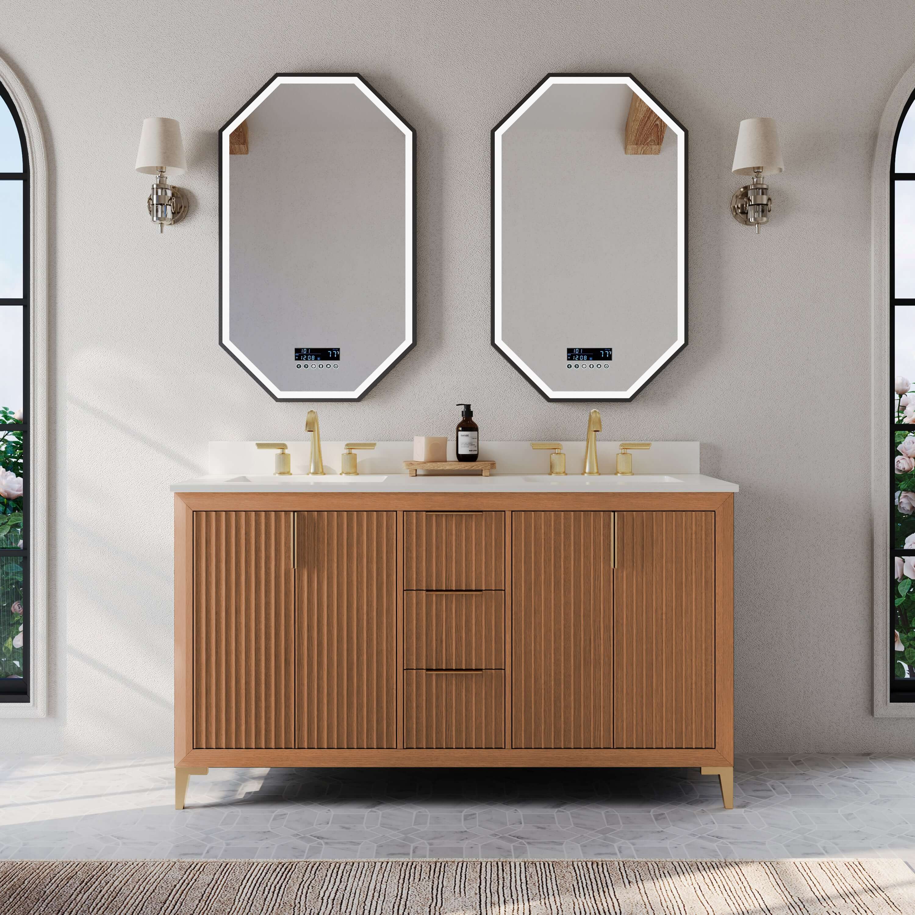 Turlington Bathroom Vanity Collection in Sienna Finish - Image 26