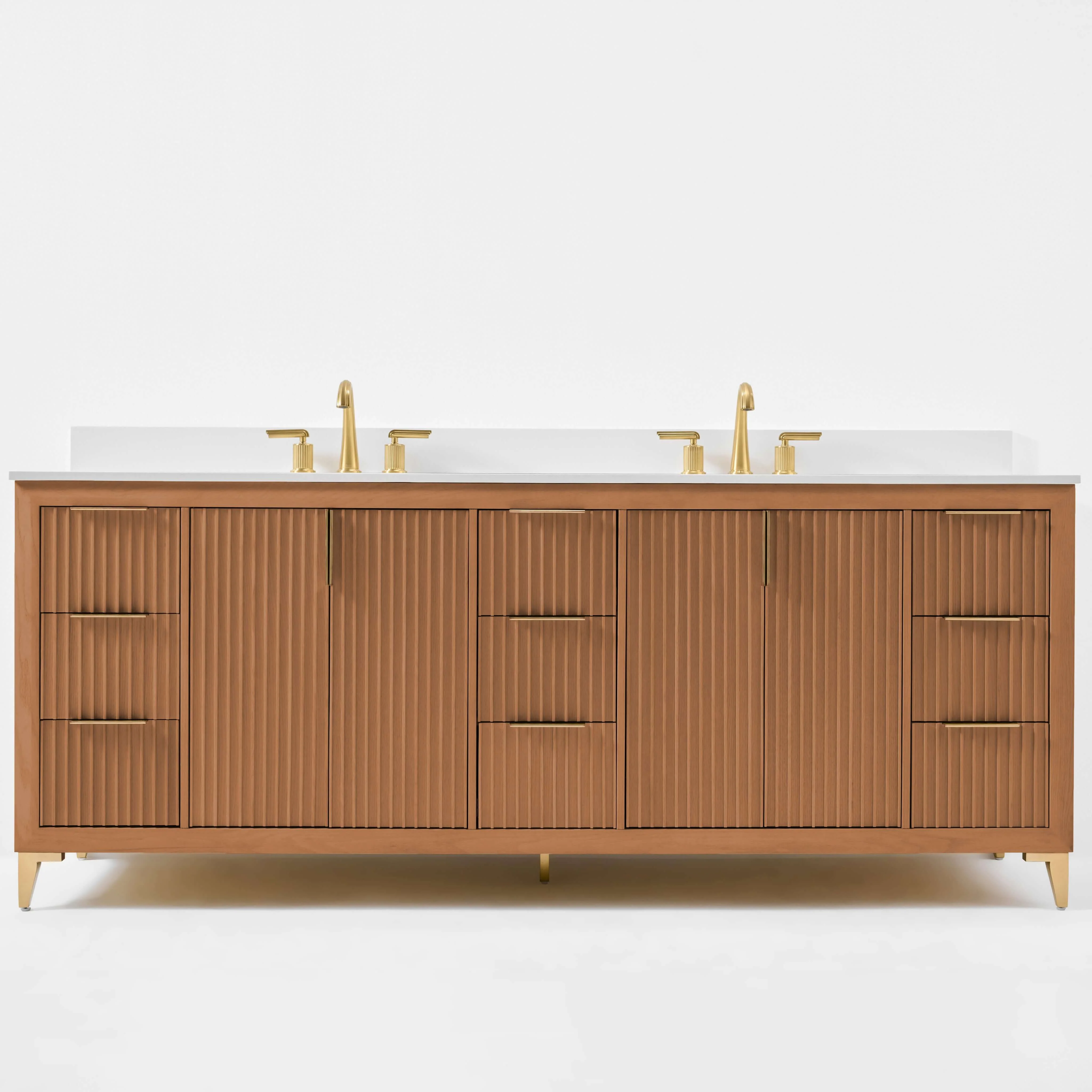 Turlington Bathroom Vanity Collection in Sienna Finish - Image 36