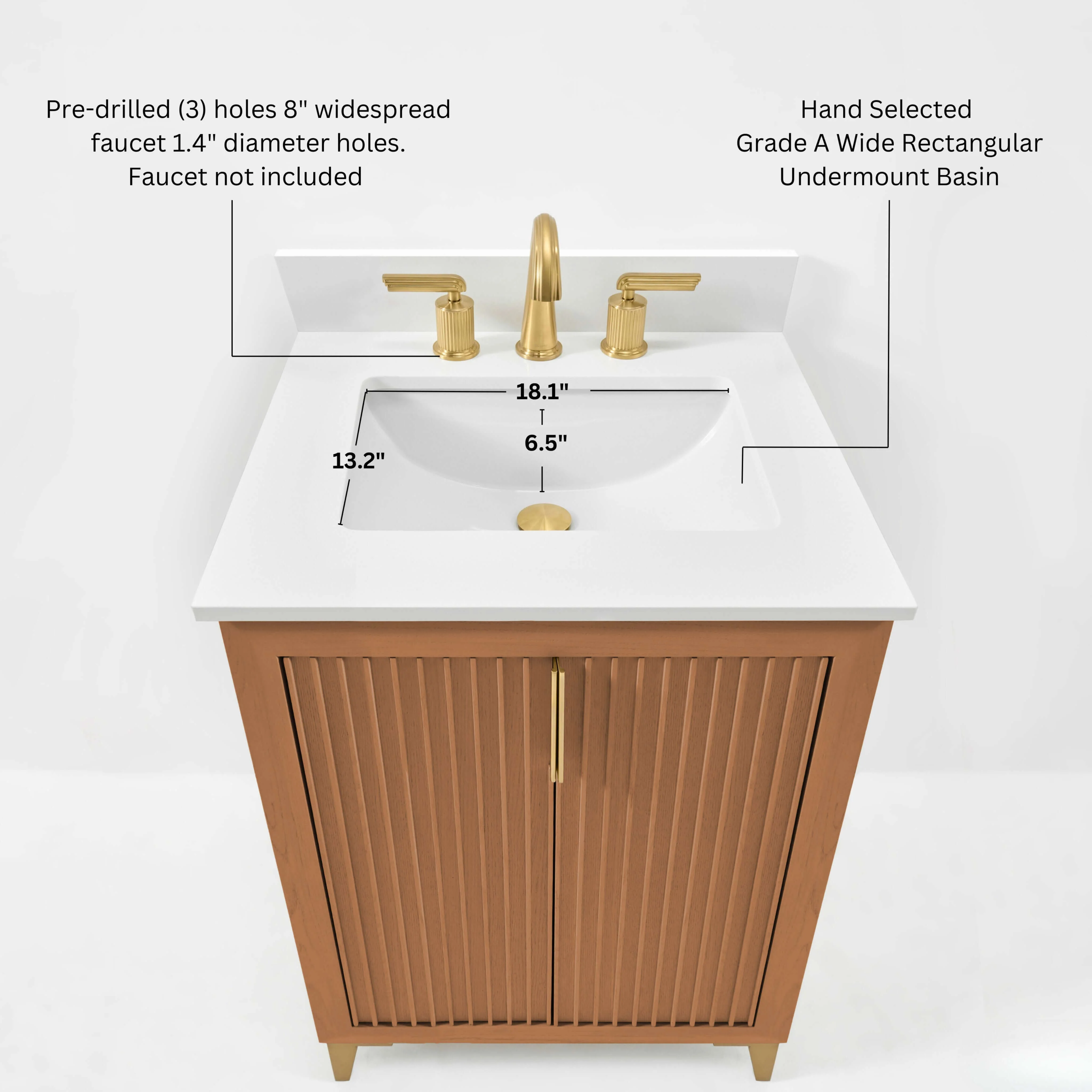 Turlington Bathroom Vanity Collection in Sienna Finish - Image 4