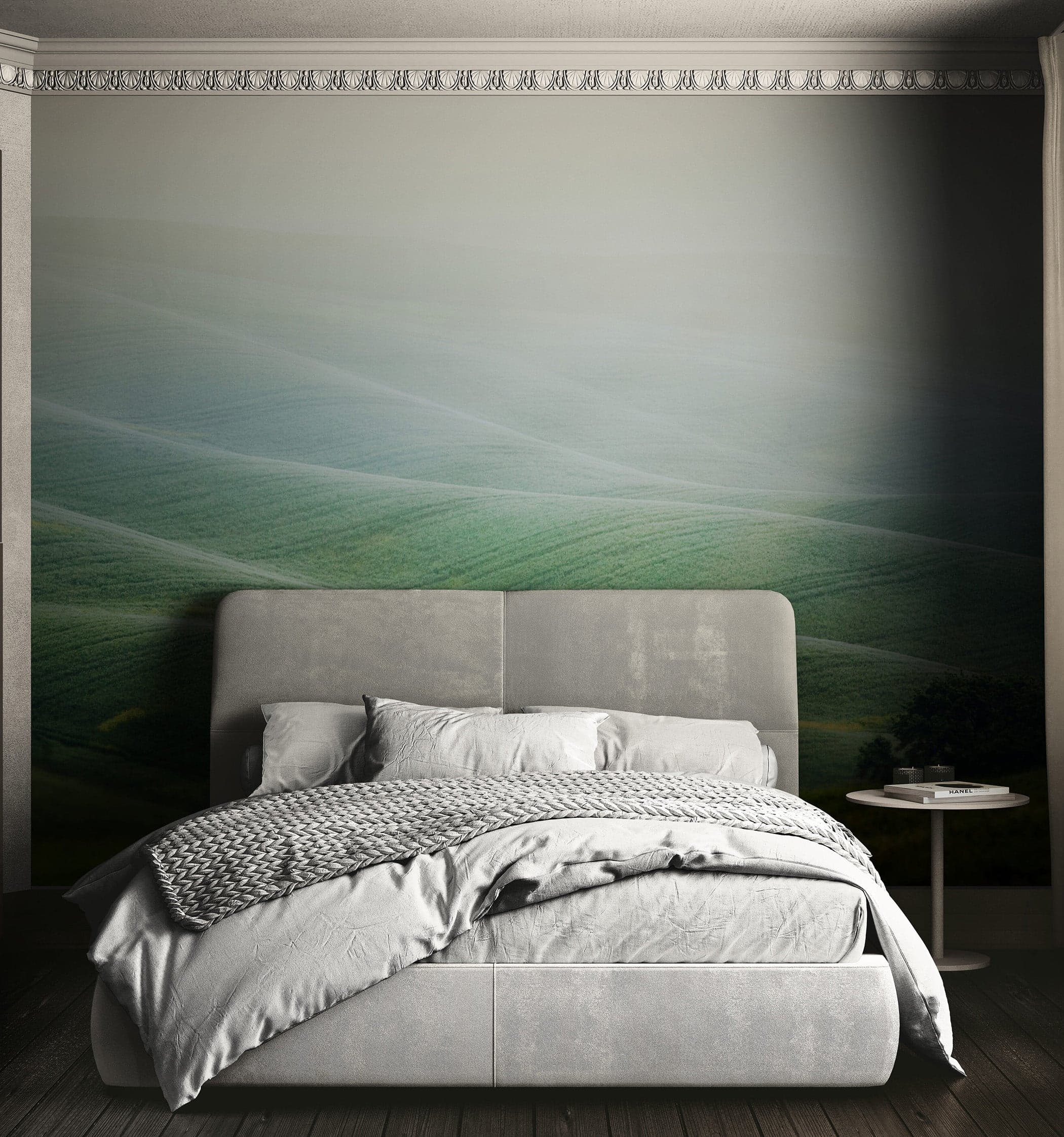 Tuscany Rolling Hills Meadow Wall Mural. Italian Countryside. #7053 - Image 4