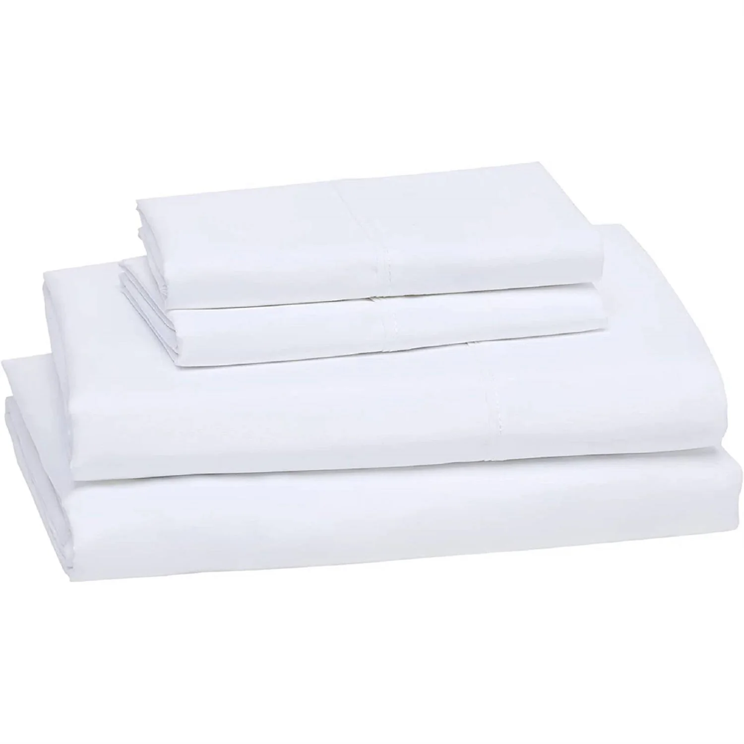 Twin 3-Piece Egyptian 100-Percent Cotton 1000 Thread Count Sheet Set - White - Image 2