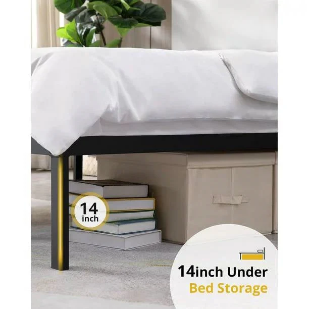 Twin size 16-inch Heavy Duty Metal Bed Frame with 3,000 lbs Weight Capacity - Image 4