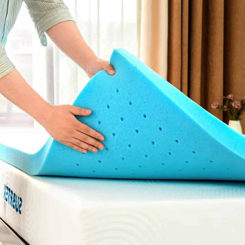 Twin size 3-inch Thick High Density Memory Foam Mattress Topper - Image 3