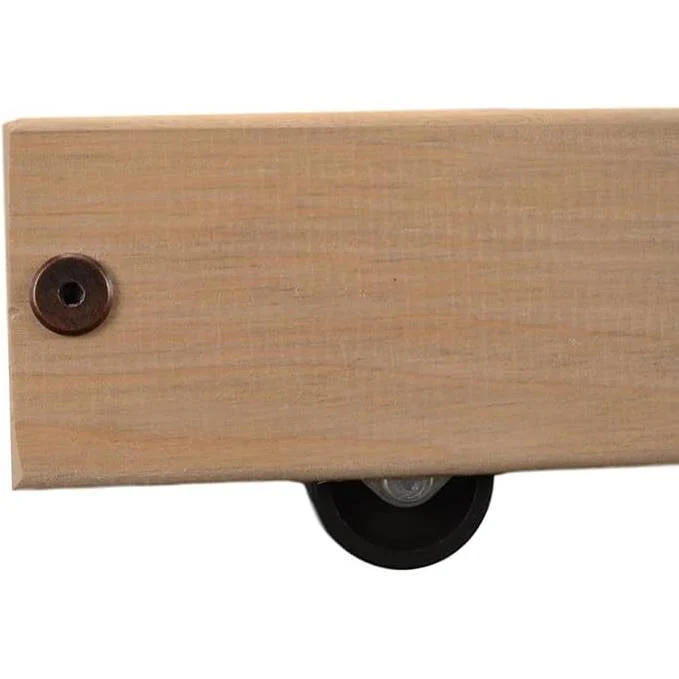 Twin size Solid Wood Roll-Out Trundle Bed Frame - Made in USA - Image 5
