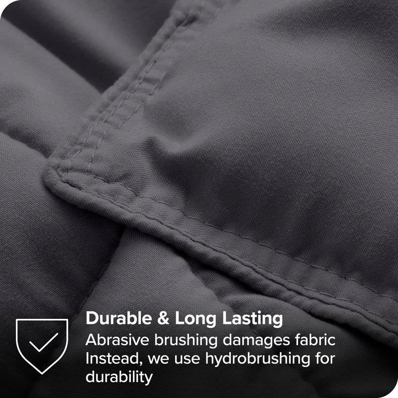 Twin/Twin XL Size All Season Super Soft Down Alternative Comforter Set Grey - Image 5