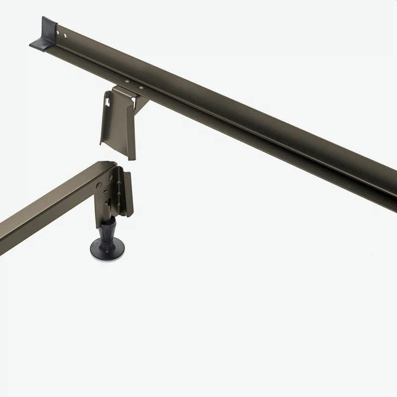 Twin/Twin XL Steel Metal Bed Frame with Bolt-on Headboard Brackets - Image 2