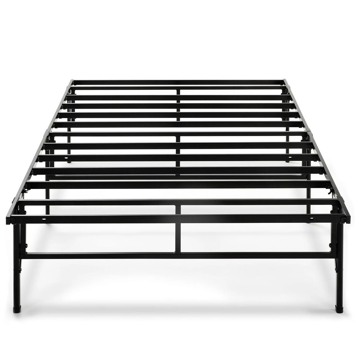 Twin XL Sturdy Metal Platform Bed Frame in Black - Image 2