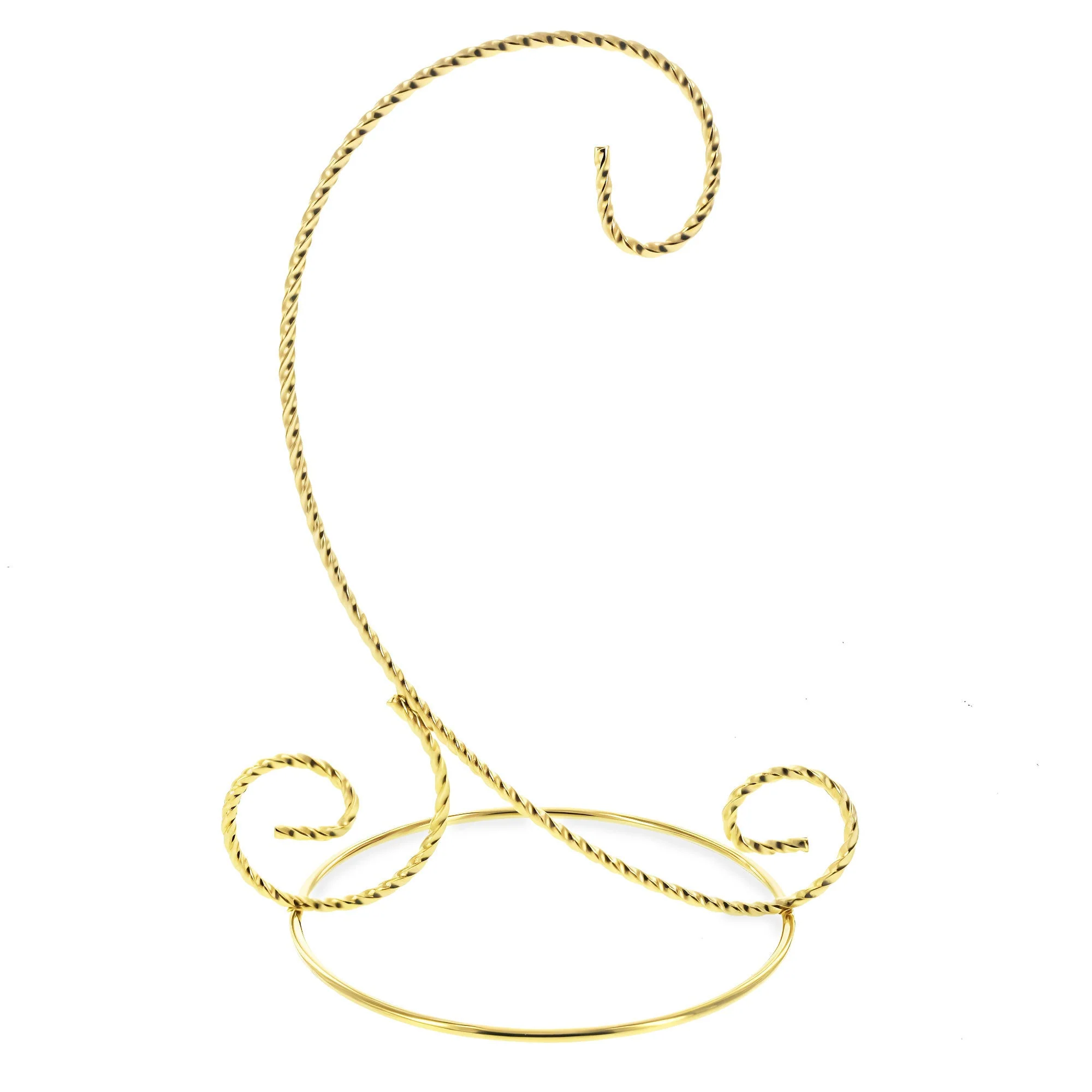 Twisted Wire Gold Metal Ornament Stand Display 7.2 Inches (Taiwan) - Image 4