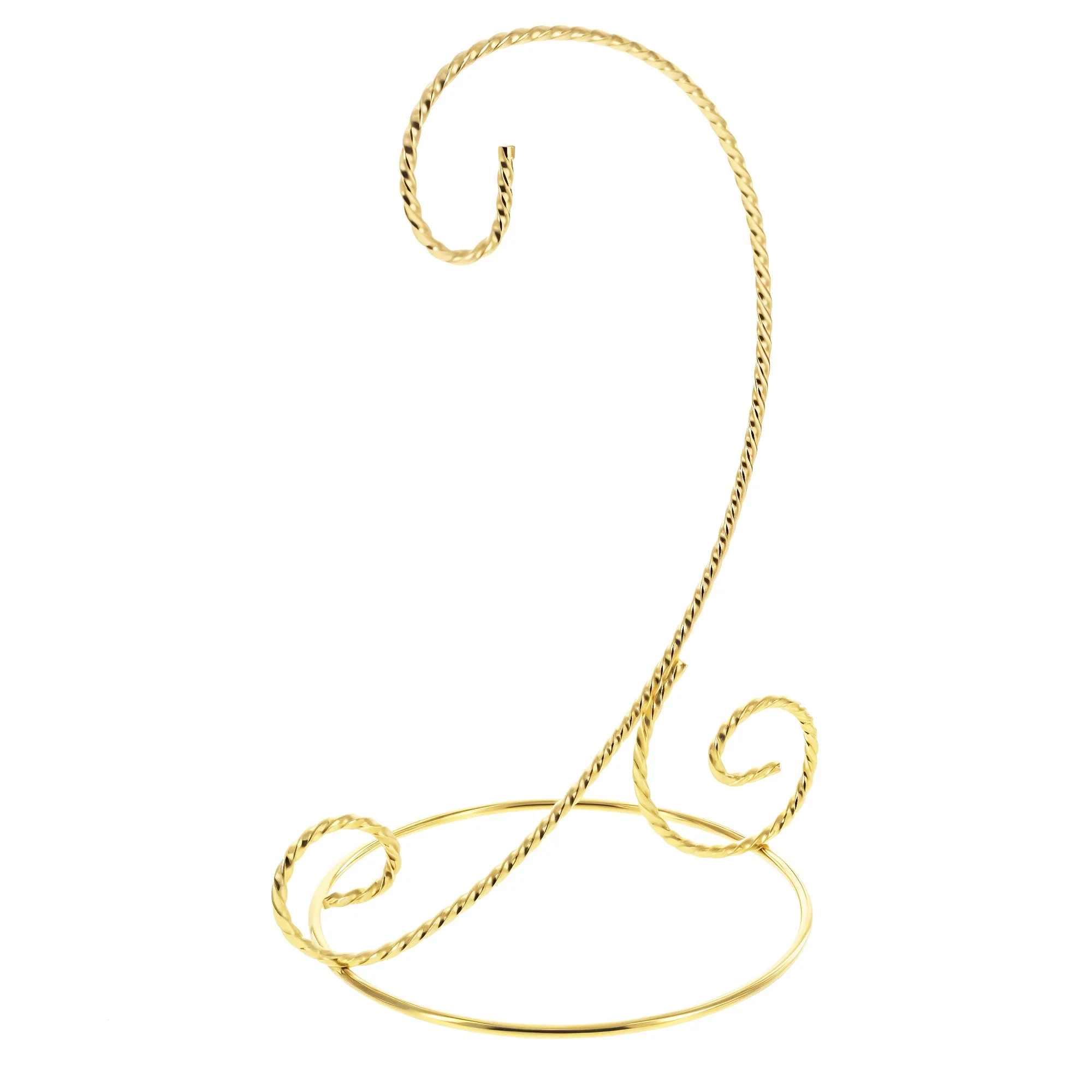 Twisted Wire Gold Metal Ornament Stand Display 7.2 Inches (Taiwan) - Image 5