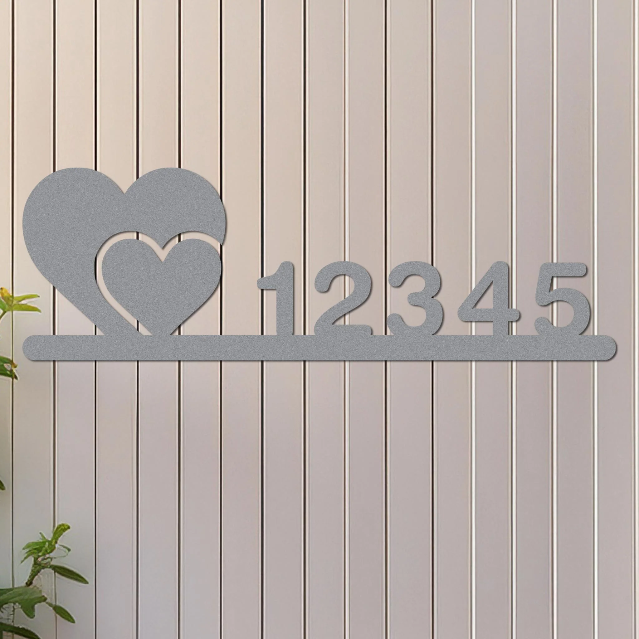 Two Hearts Address Sign - Image 4