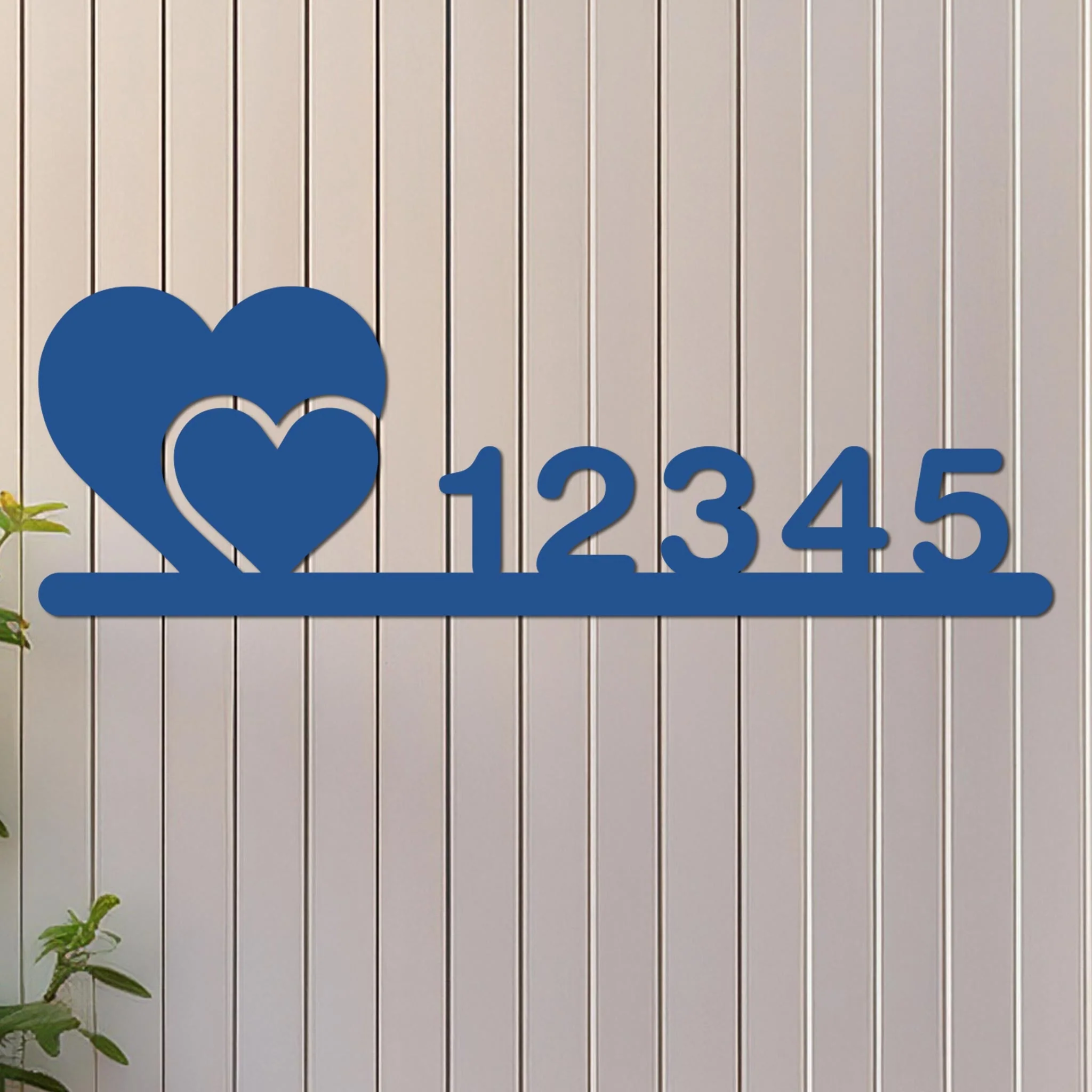 Two Hearts Address Sign - Image 5