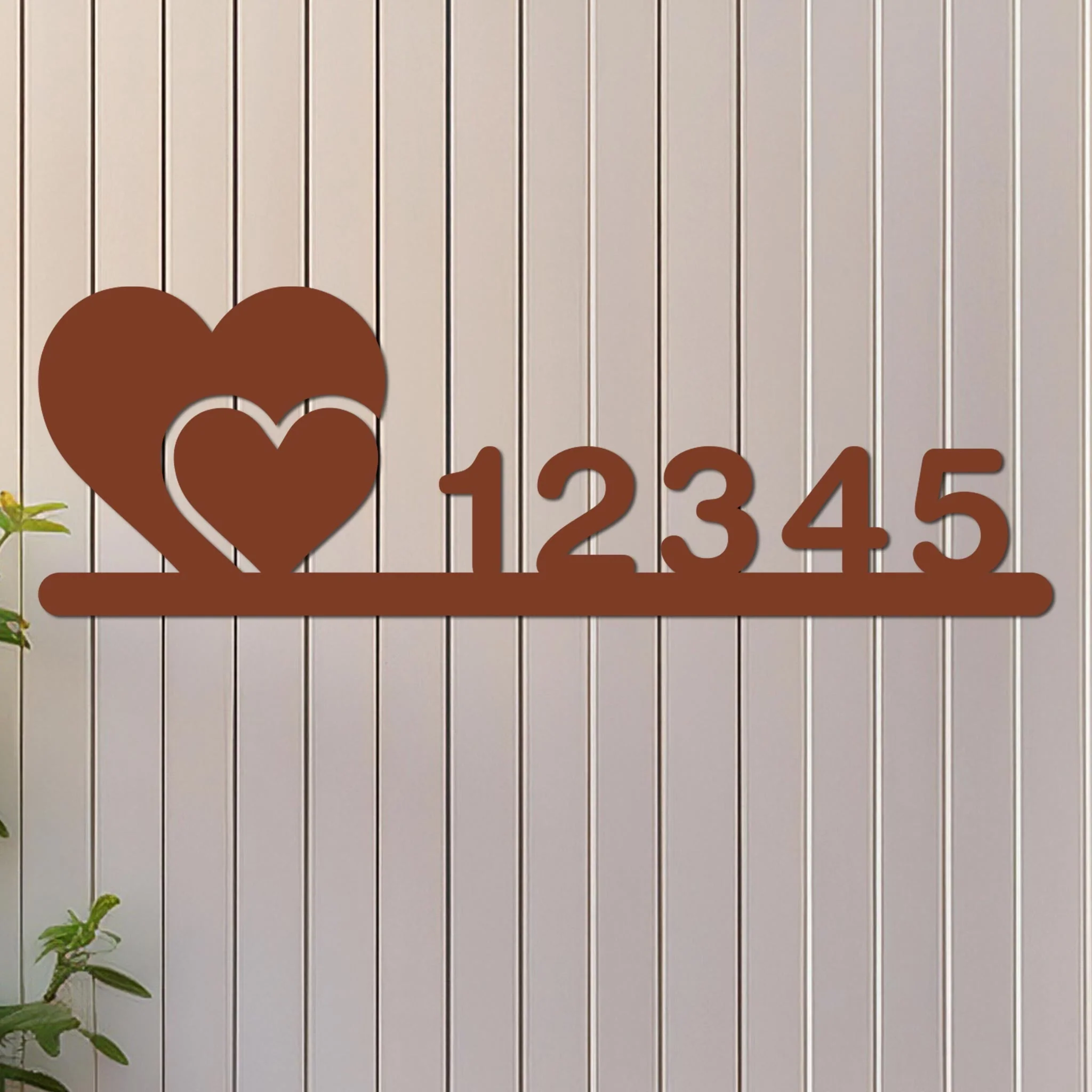 Two Hearts Address Sign - Image 7