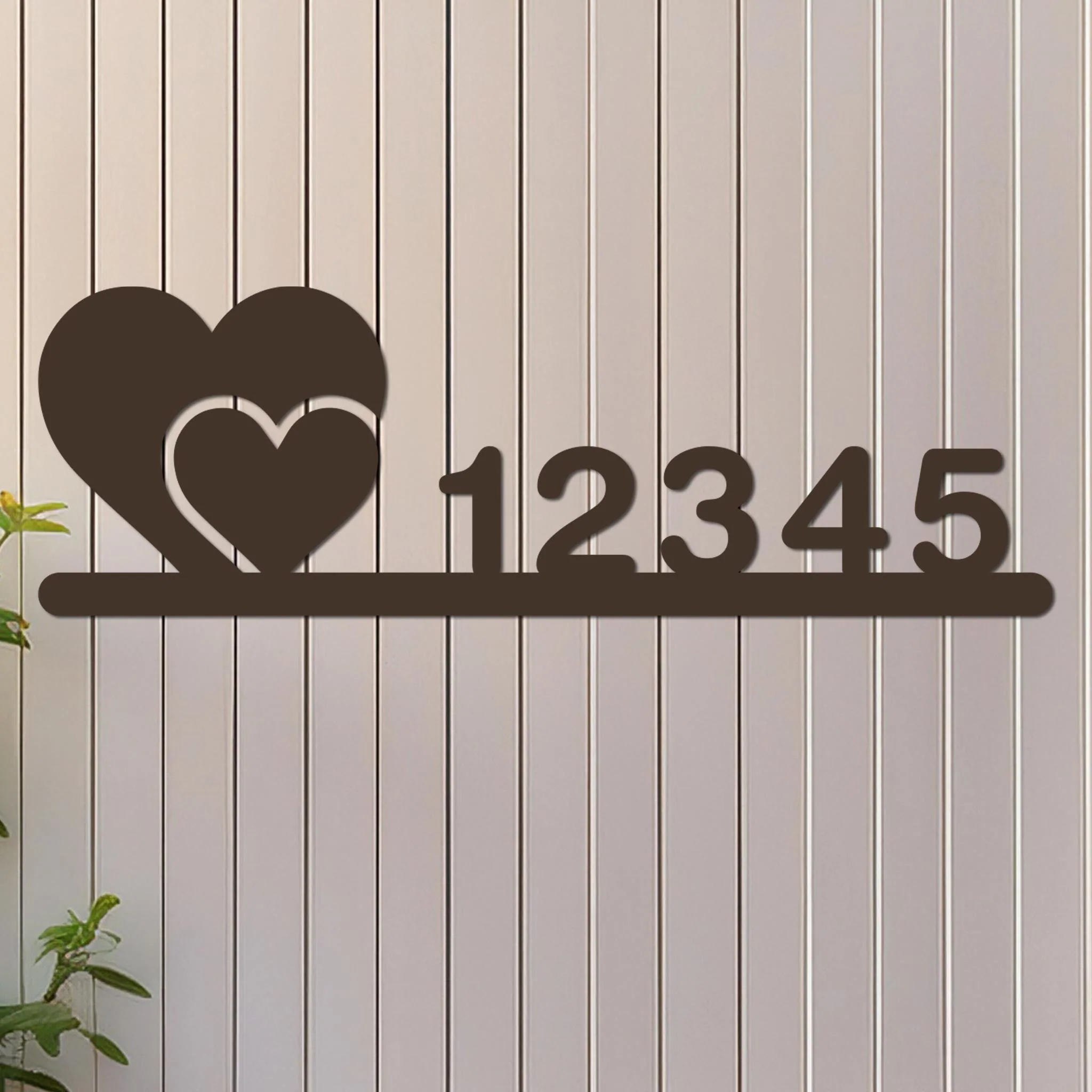 Two Hearts Address Sign - Image 8