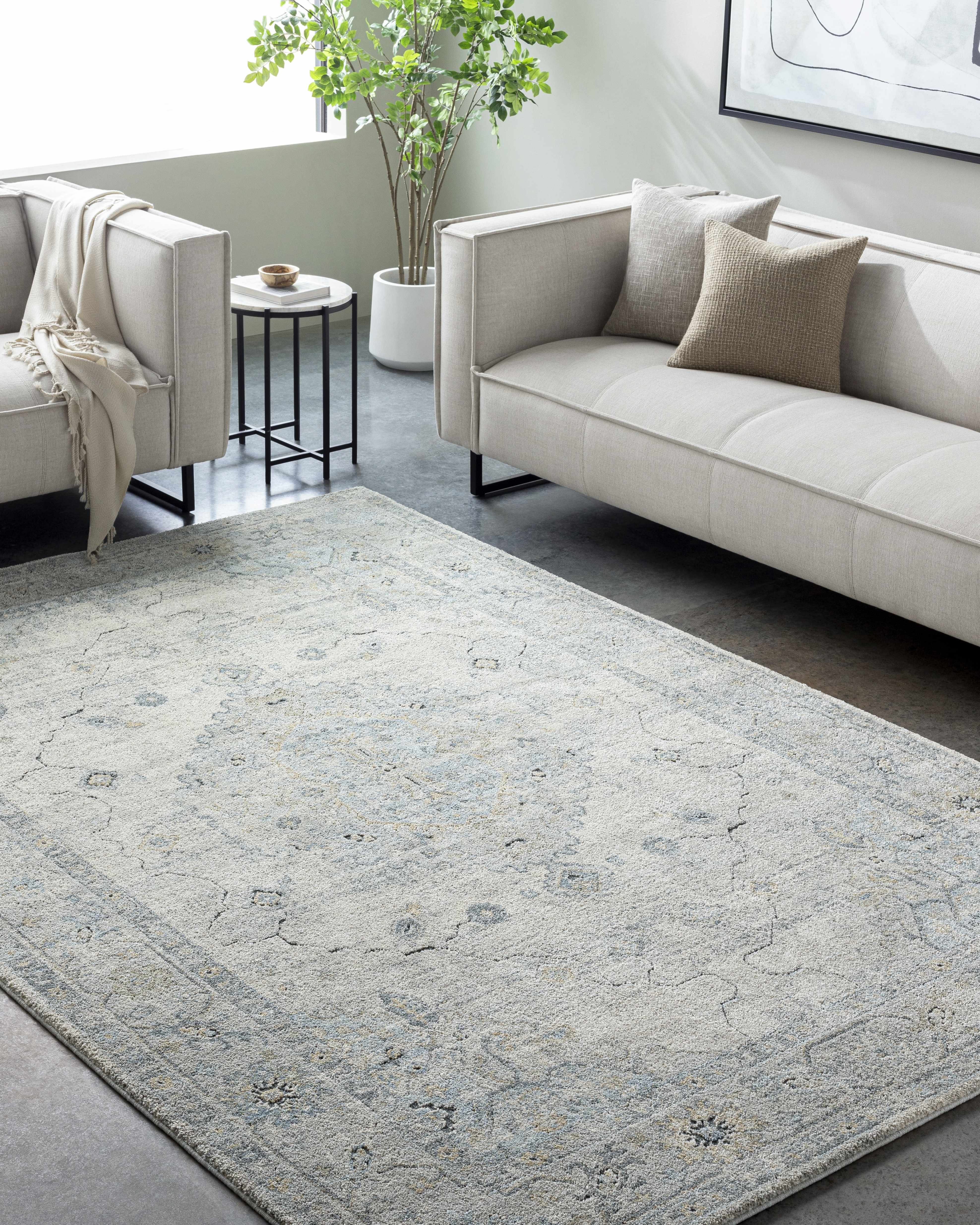 Tyche Beige Thick Luxe Area Rug - Image 2