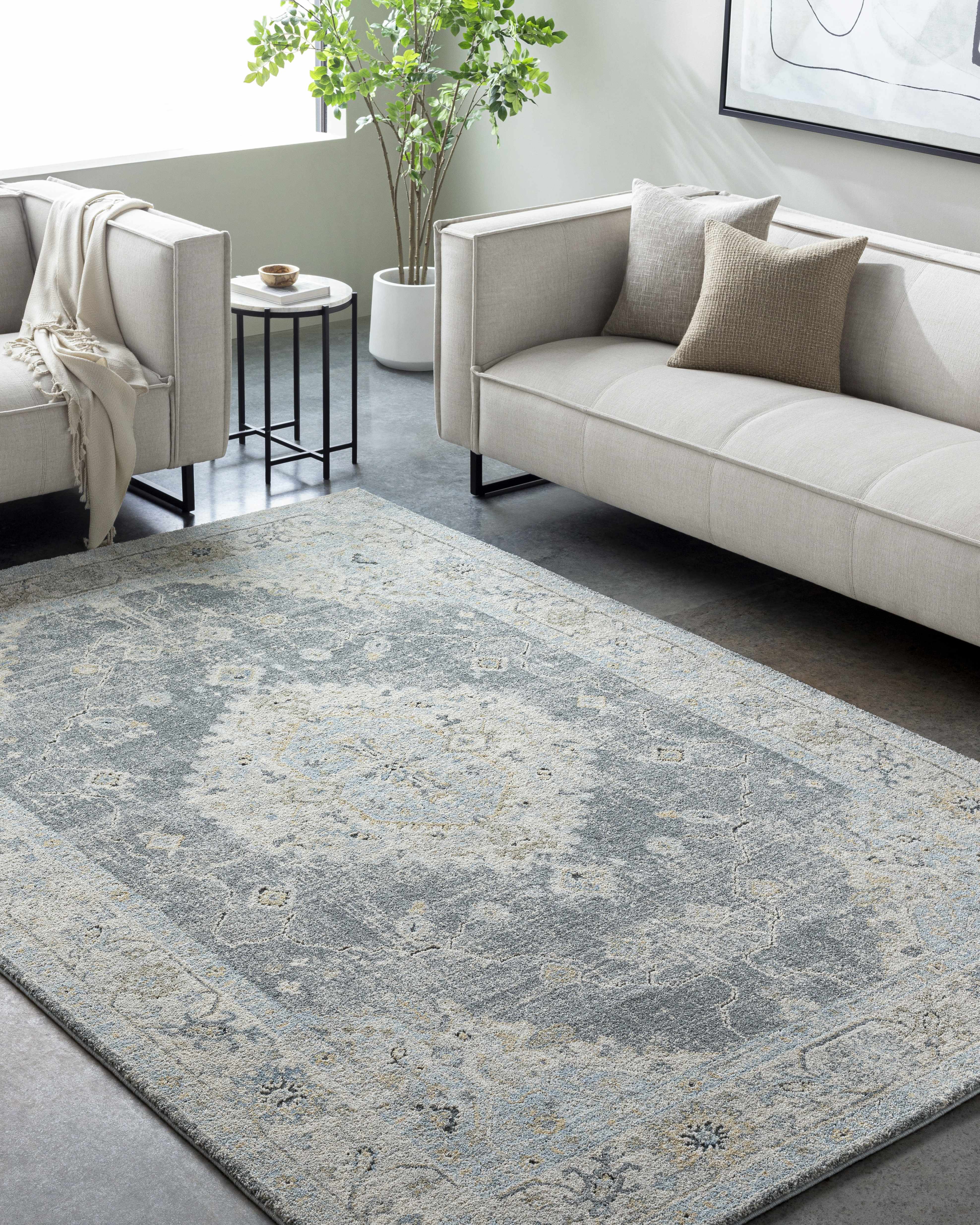 Tyche Tan Thick Luxe Area Rug - Image 2