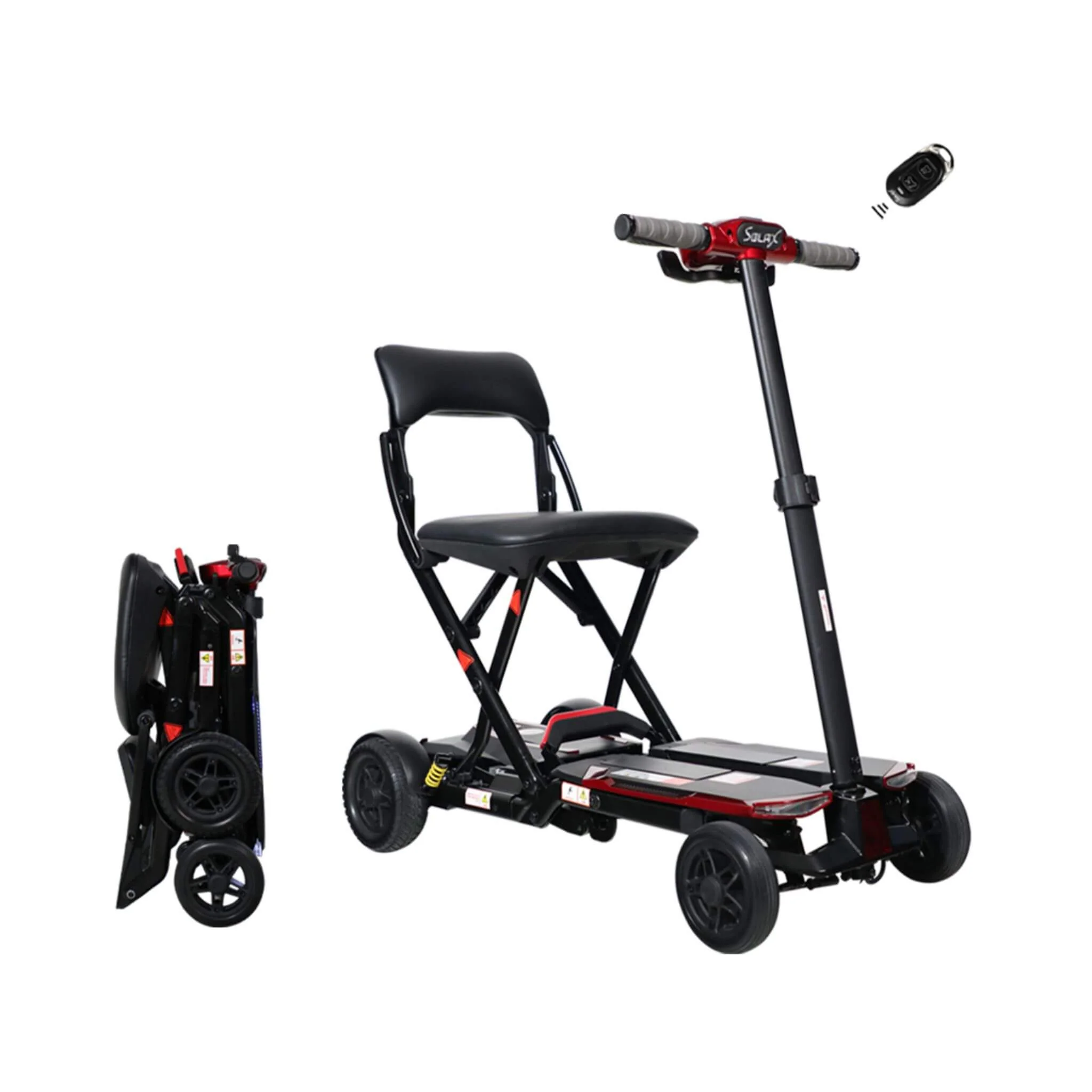 Ultra Lightweight 4-Wheel Folding Mobility Scooter With Remote For Adults And Elderly (SAK58976) - Image 9