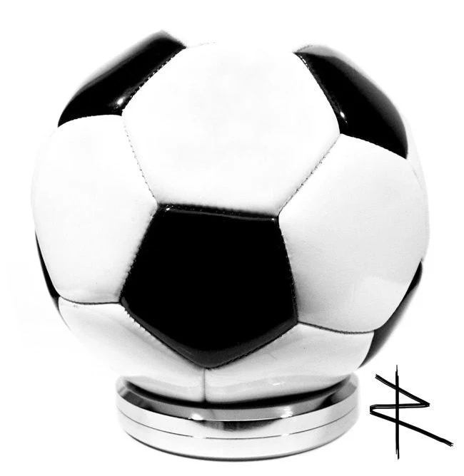 Ultra Premium 5-1/2" Polished Signed Basketball Soccer Bowling Ball Display Stand - Image 2