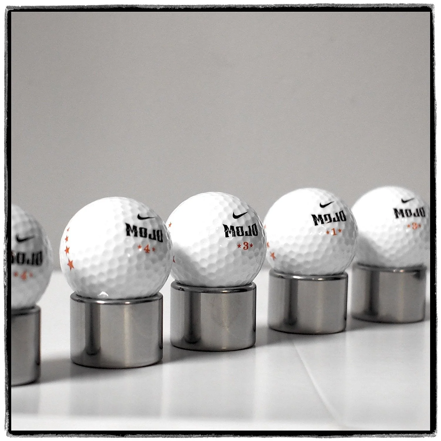 Ultra Premium Chrome Powdercoated Golf Ball Display Stand (1 per package) - Image 2