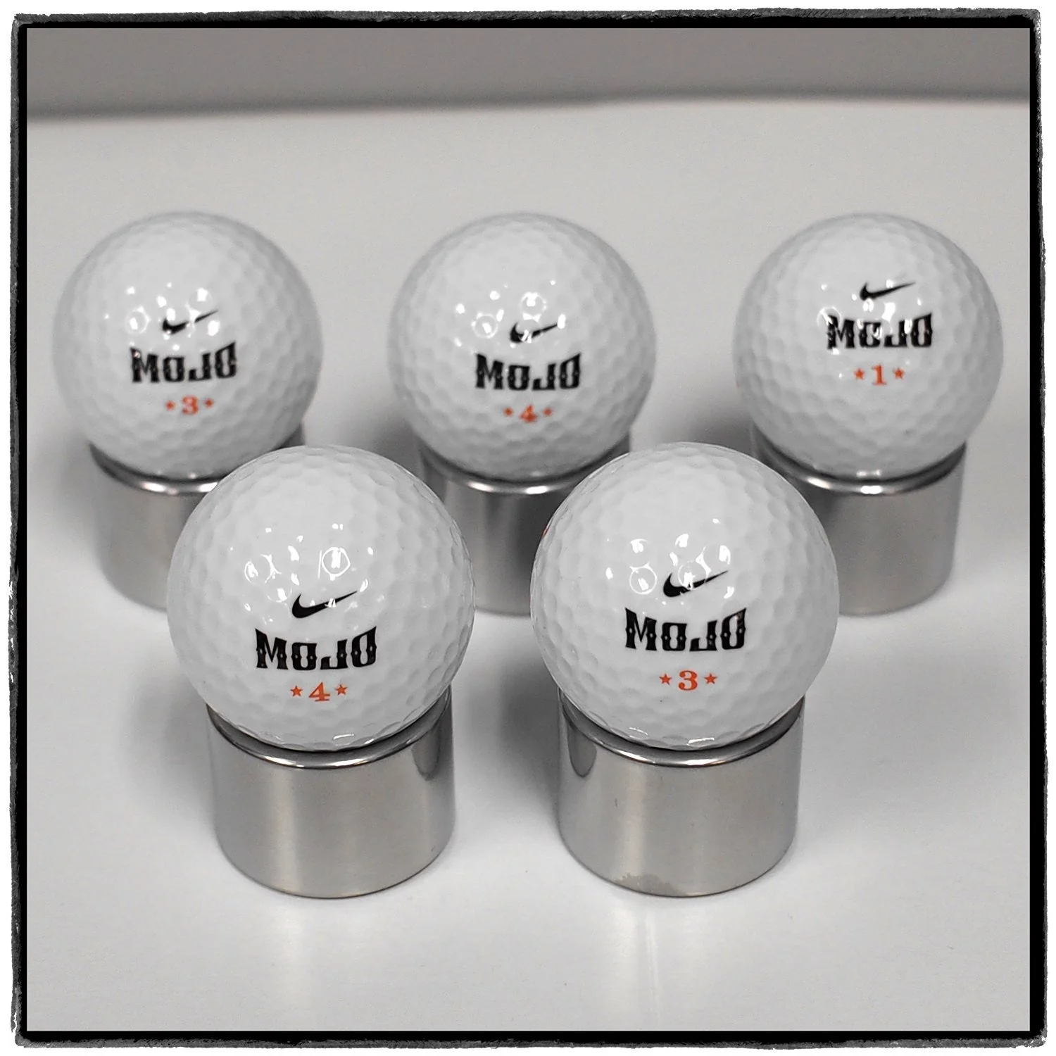 Ultra Premium Chrome Powdercoated Golf Ball Display Stand (1 per package) - Image 5