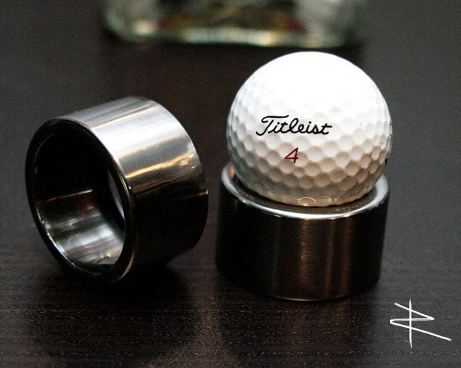 Ultra Premium Polished Autographed Golf Ball Display Autograph Steel Stand - Image 2
