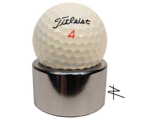 Ultra Premium Polished Autographed Golf Ball Display Autograph Steel Stand - Image 3