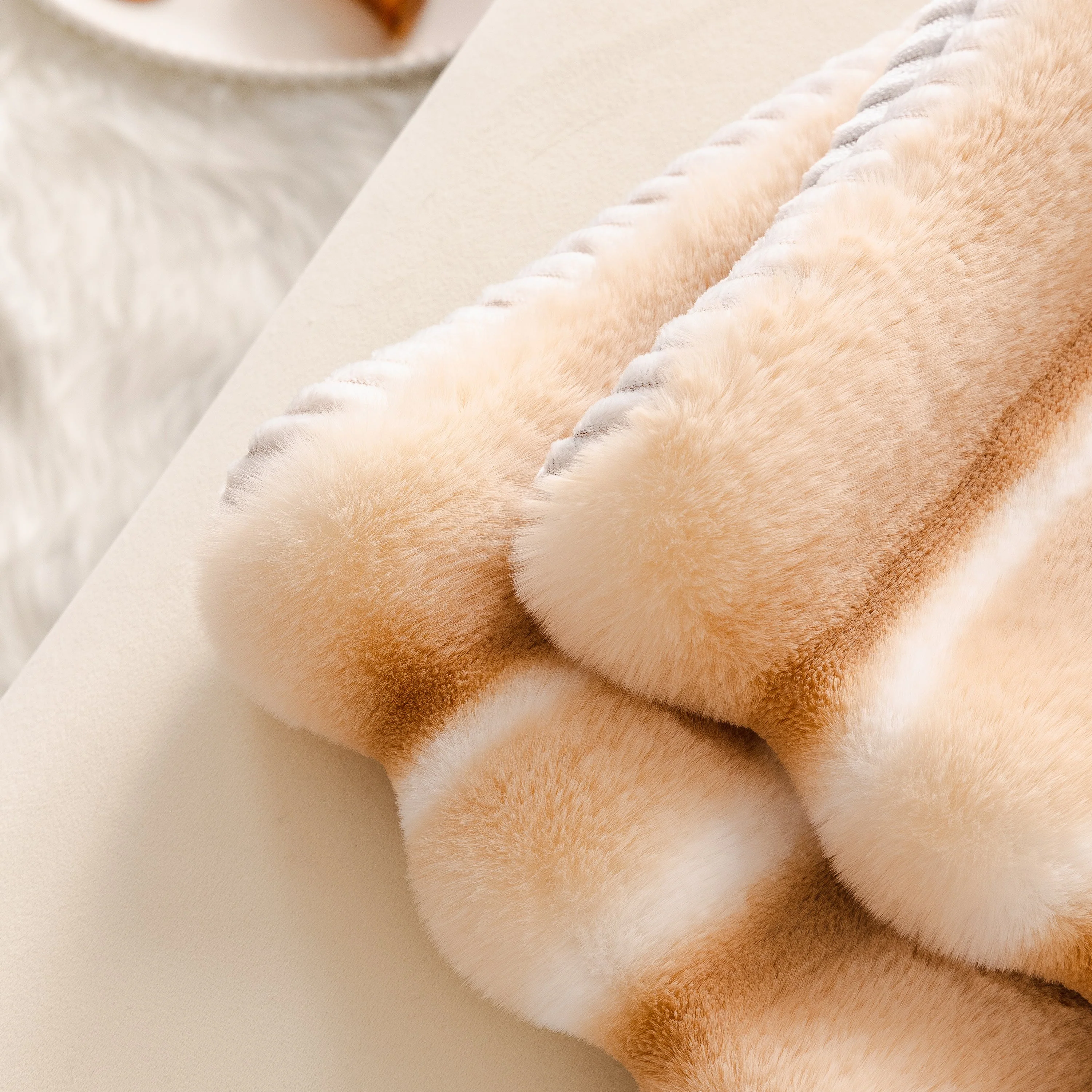 Ultra Soft Faux Fur Couch Cover – Large, Fluffy, and Elegant Sofa Throw Blanket - Image 186