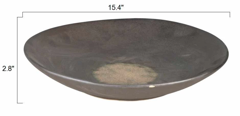 Uncasville Green Ceramic 15" Decorative Plate - Image 6