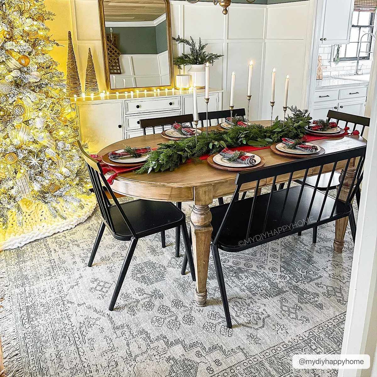 Undy Handmade Cotton-blend Rug - Image 3