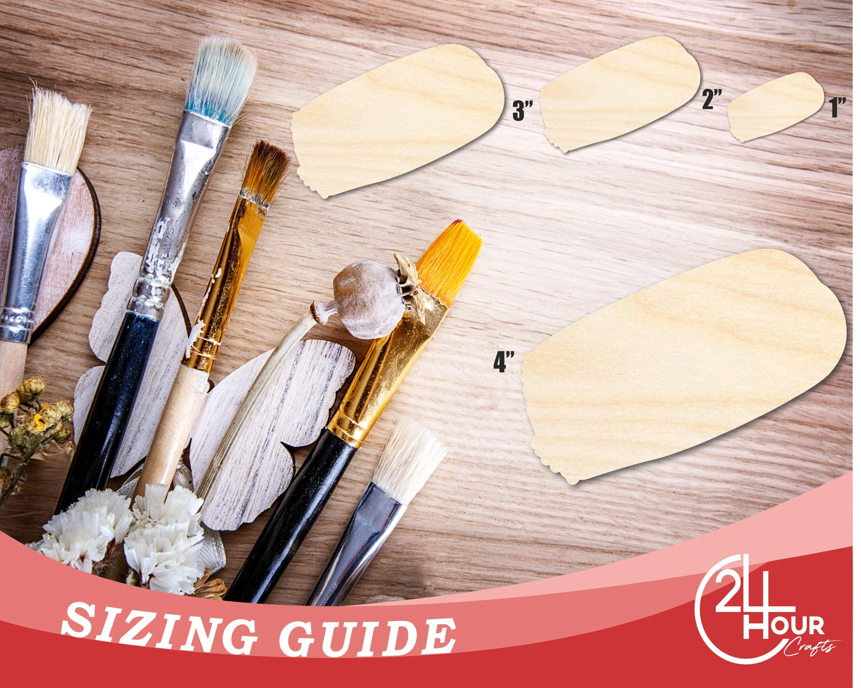 Unfinished Burrito Shape | DIY Craft Cutout | up to 46" DIY - Image 3