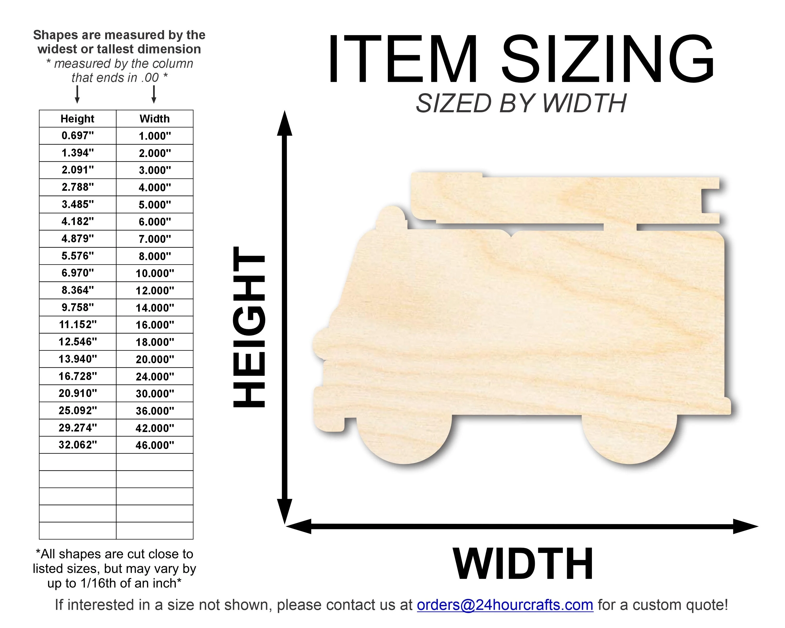 Unfinished Cartoon Fire Truck Shape | DIY Craft Cutout | up to 46" DIY - Image 2