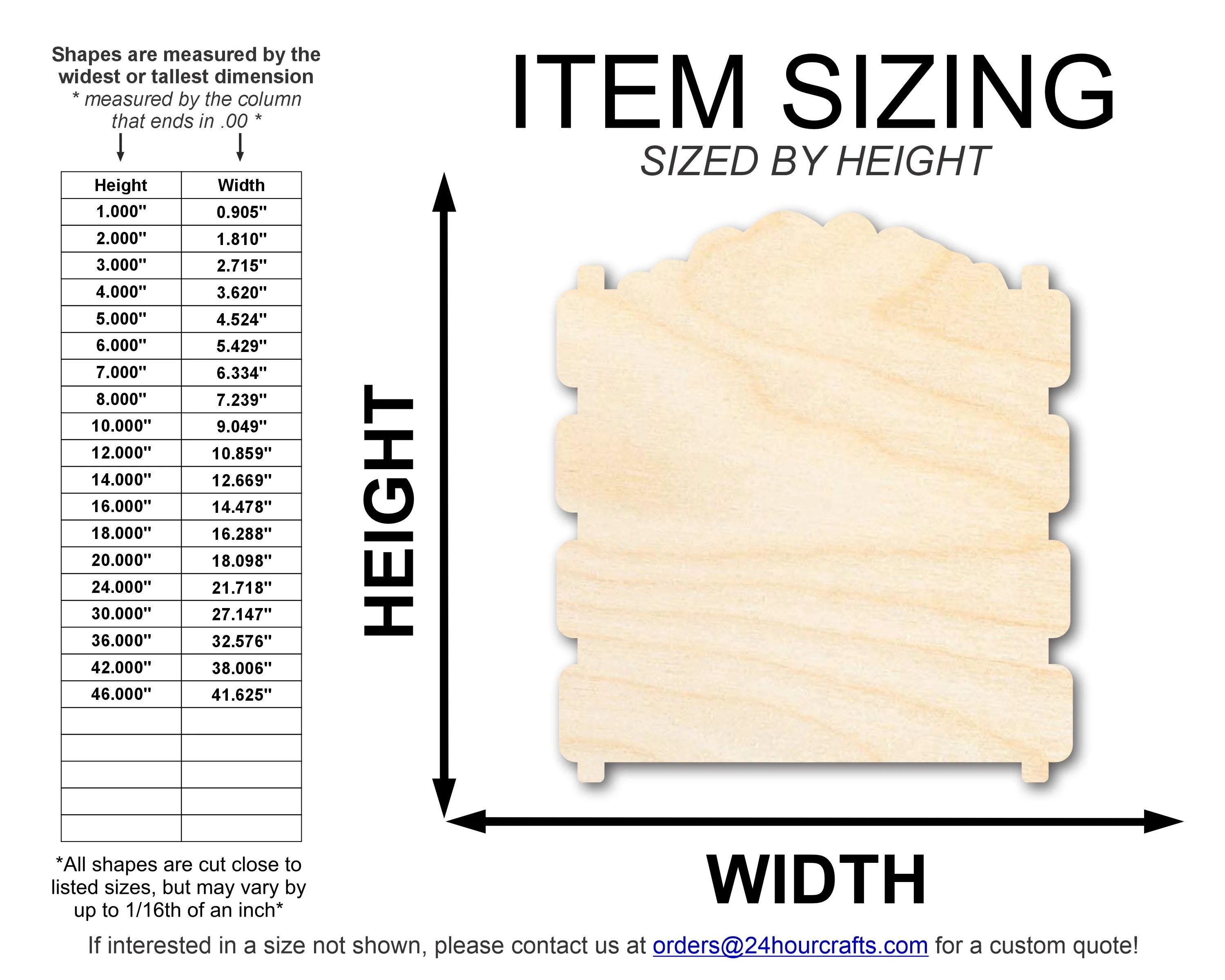 Unfinished Compost Bin Shape | DIY Craft Cutout | up to 46" DIY - Image 2