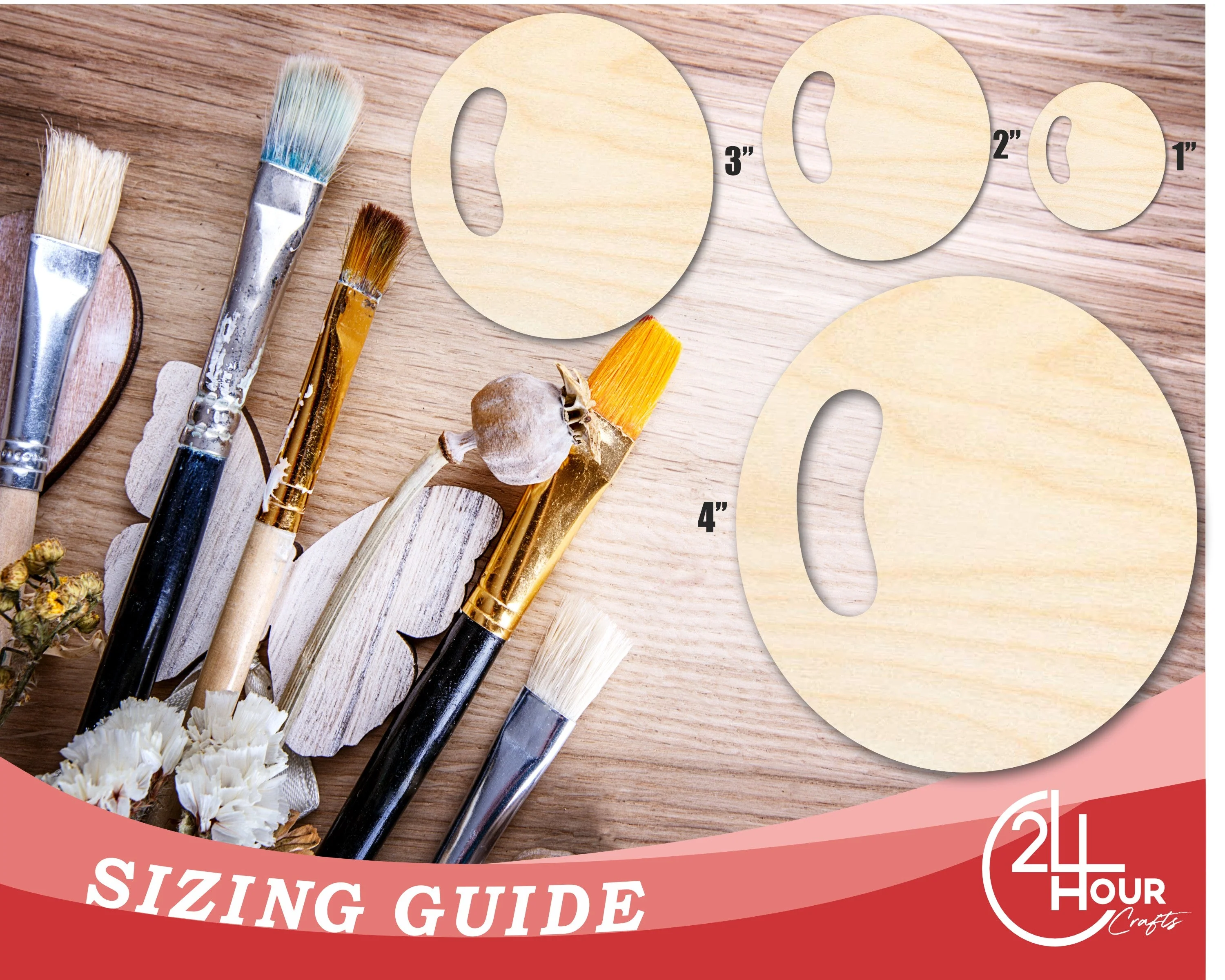 Unfinished Cute Bubble Shape | DIY Craft Cutout | up to 46" DIY - Image 3