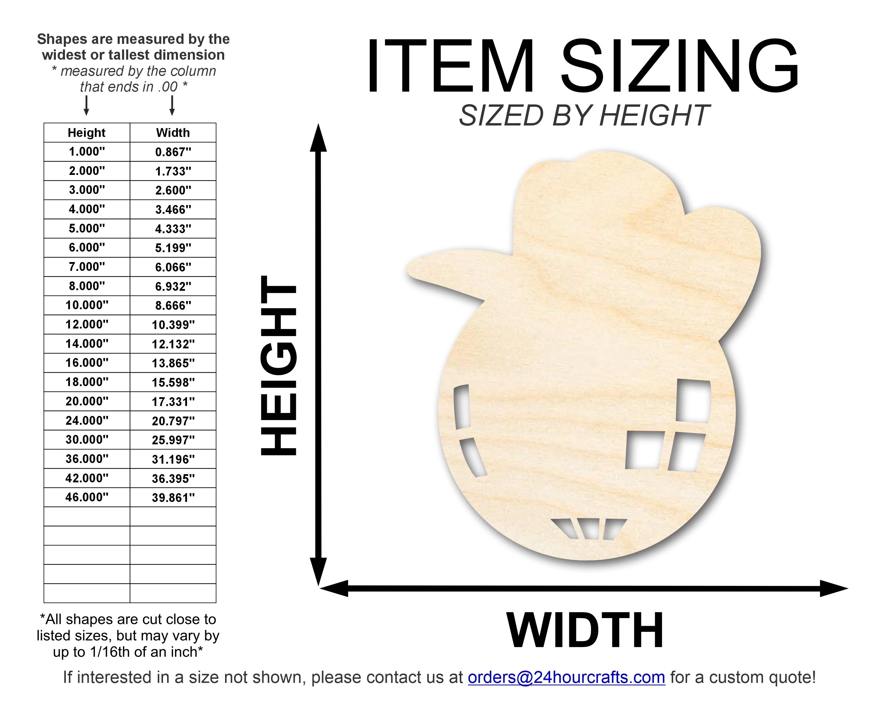 Unfinished Disco Cowgirl Shape | DIY Craft Cutout | up to 46" DIY - Image 2