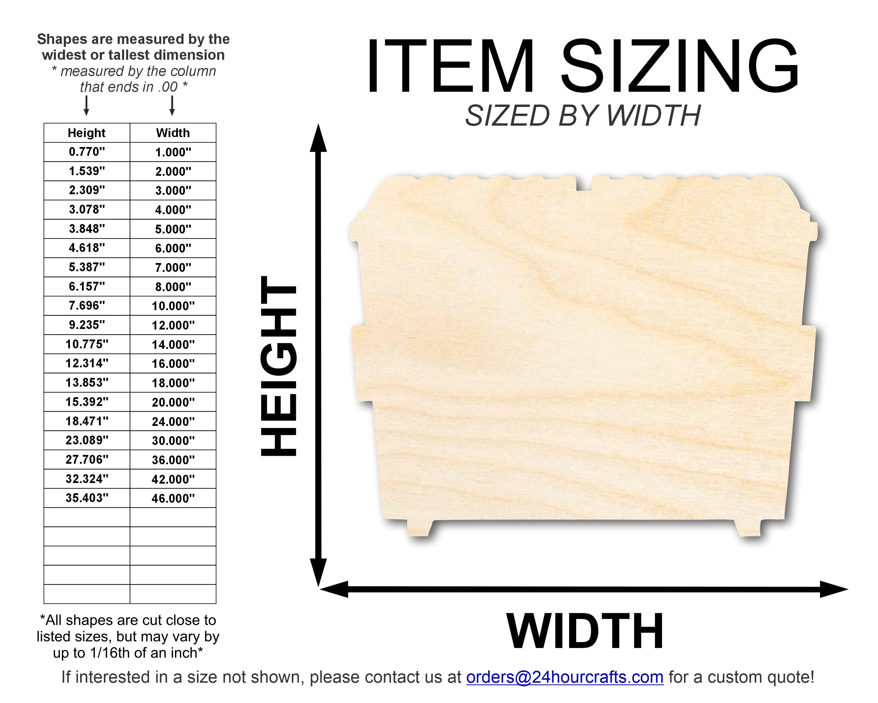 Unfinished Dumpster Shape | DIY Craft Cutout | up to 46" DIY - Image 2