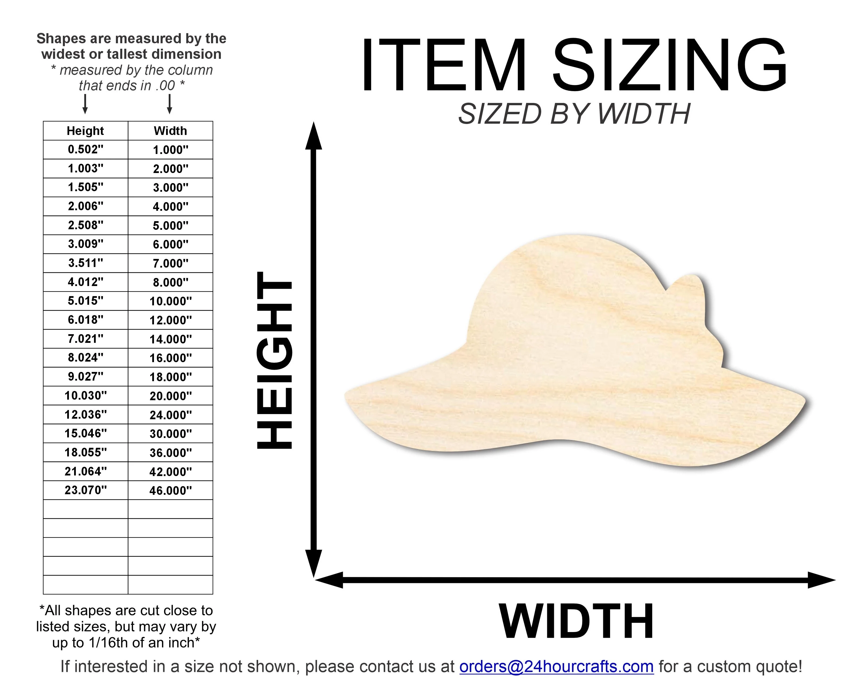 Unfinished Fascinator Hat Silhouette | DIY Craft Cutout | up to 46" DIY - Image 2