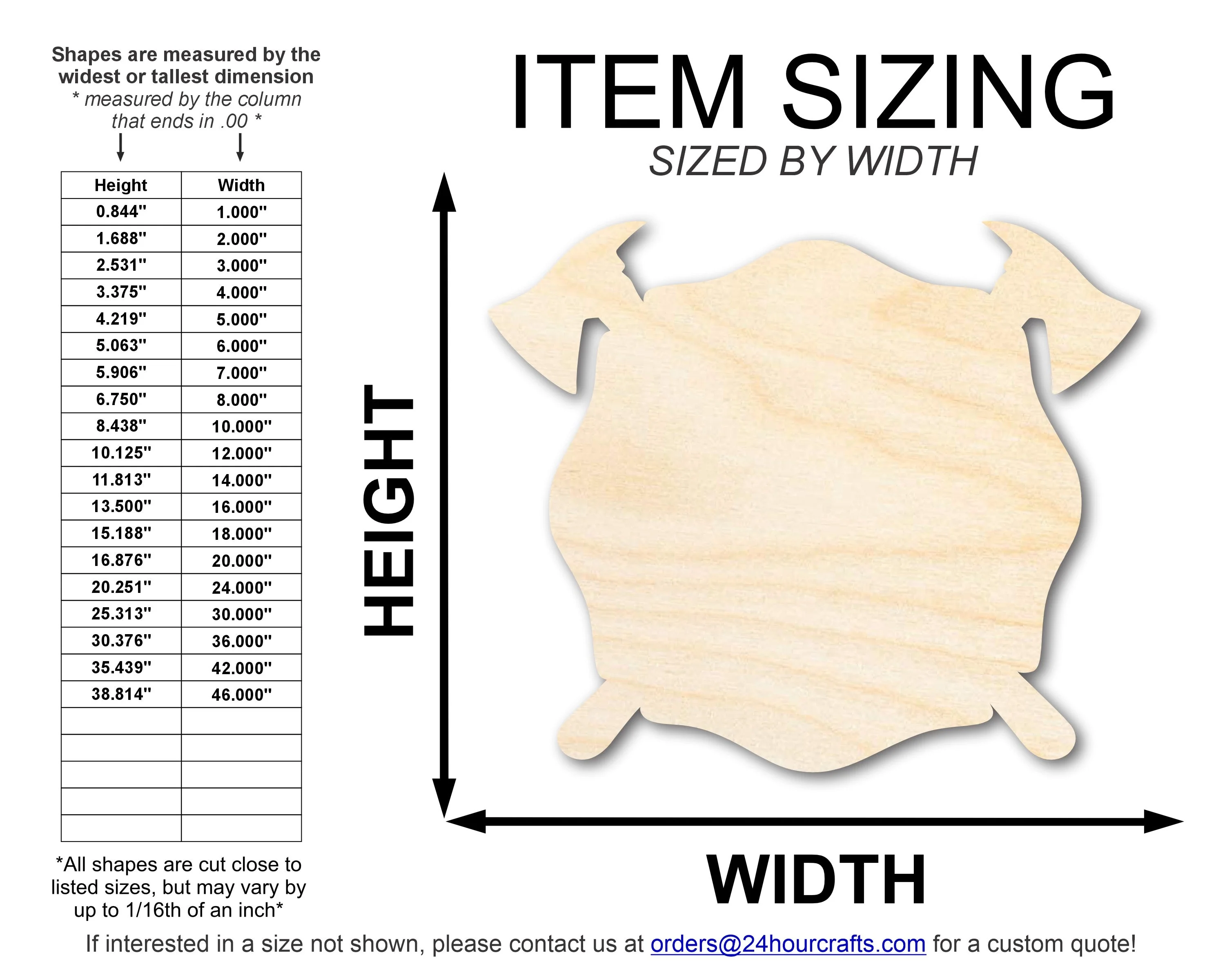 Unfinished Firefighter Symbol Shape | DIY Craft Cutout | up to 46" DIY - Image 2