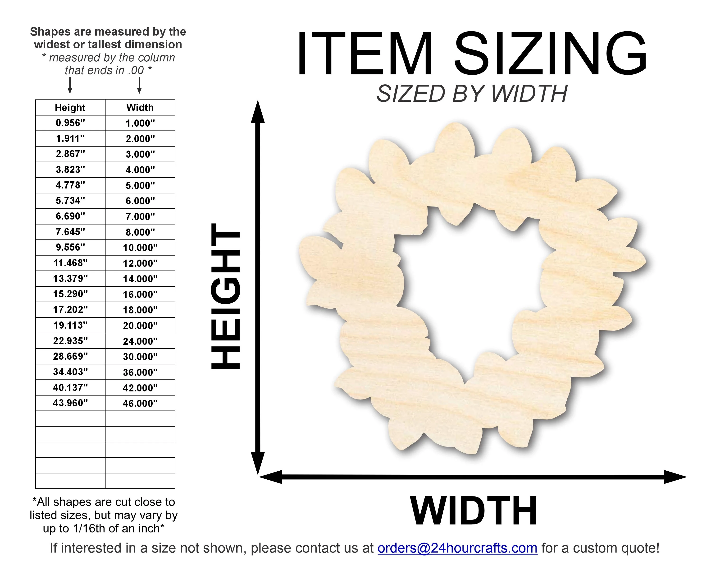 Unfinished Hawaiian Lei Shape | DIY Craft Cutout | up to 46" DIY - Image 2