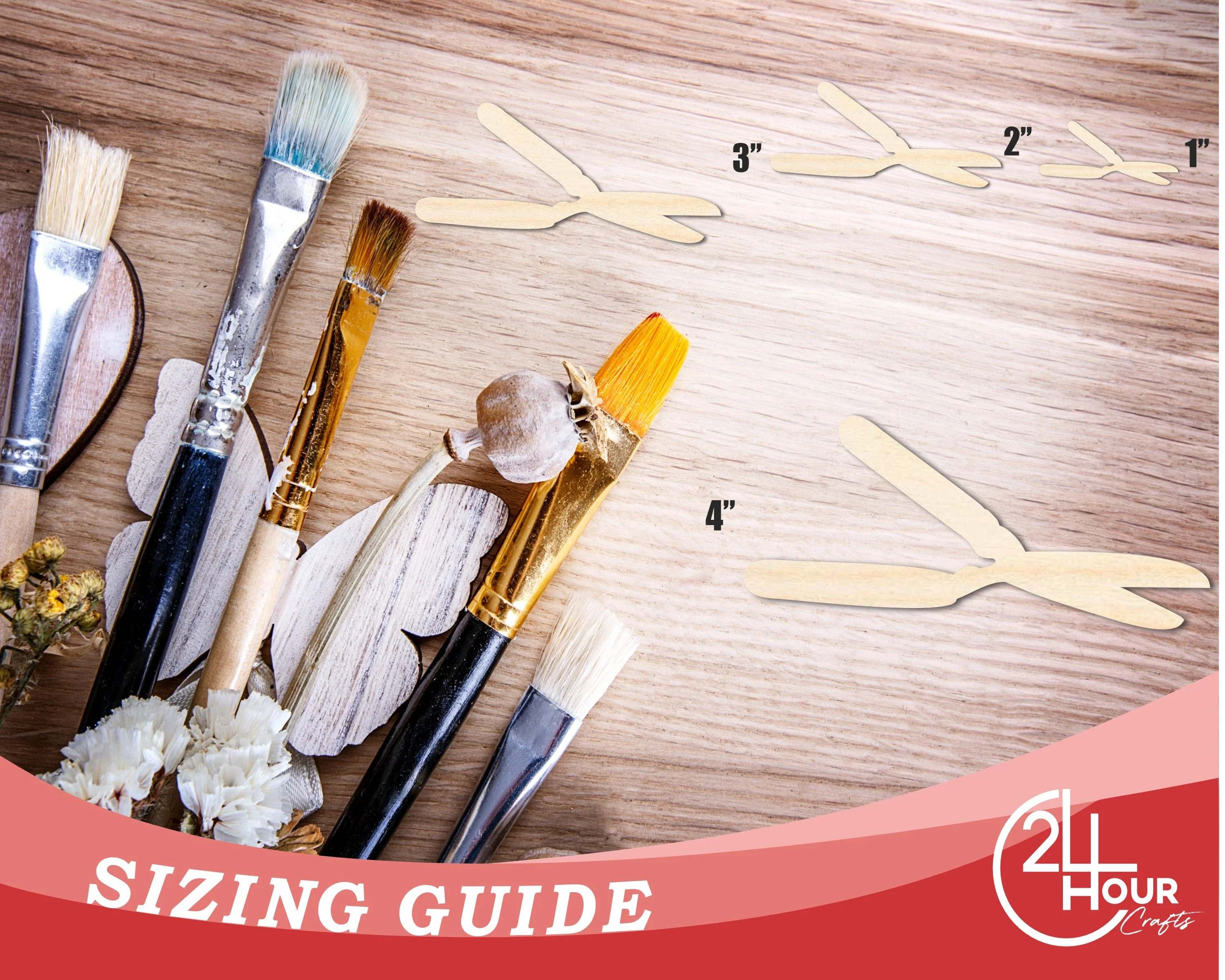 Unfinished Hedge Shears Shape | DIY Craft Cutout | up to 46" DIY - Image 3