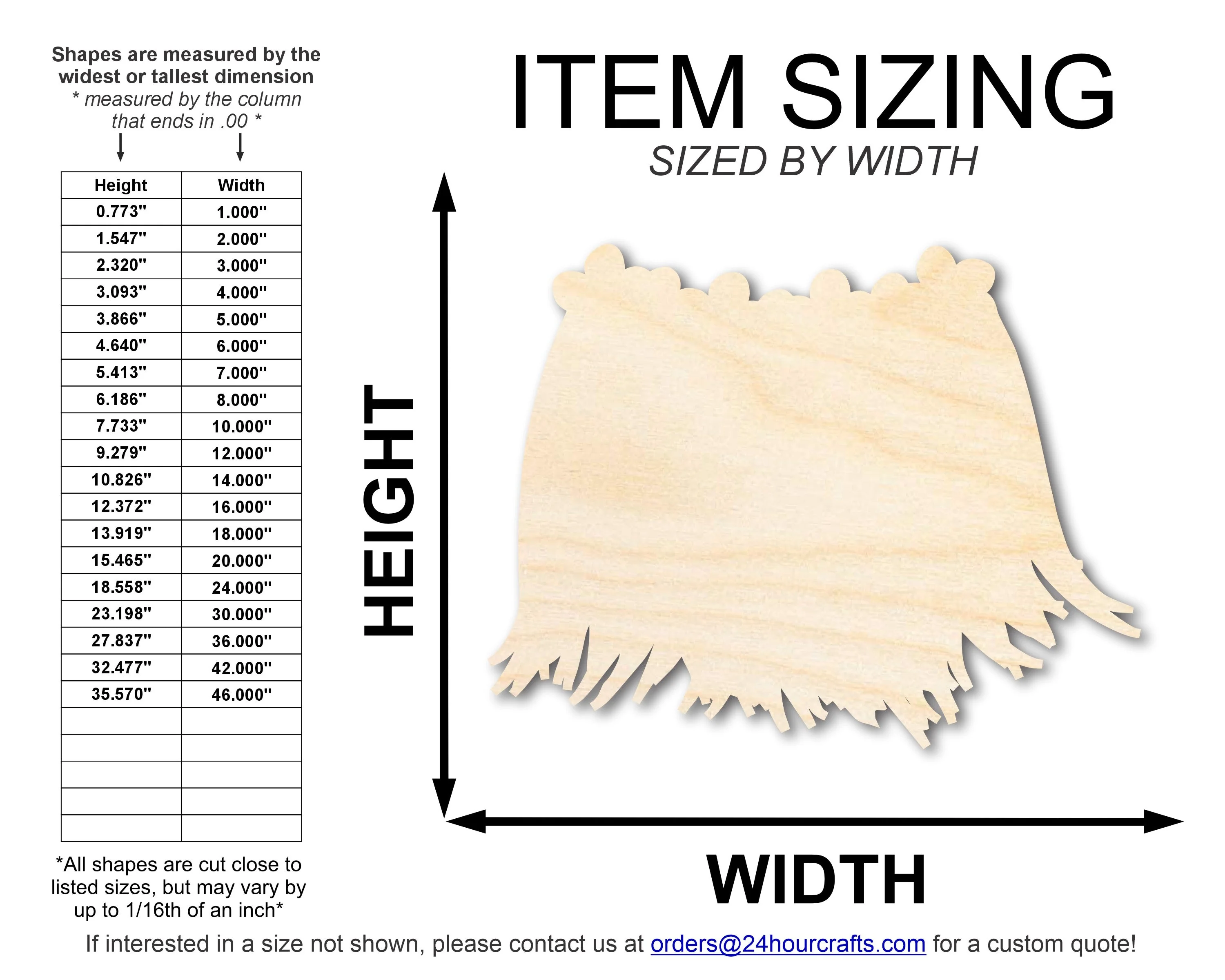 Unfinished Hula Grass Skirt Shape | DIY Craft Cutout | up to 46" DIY - Image 2