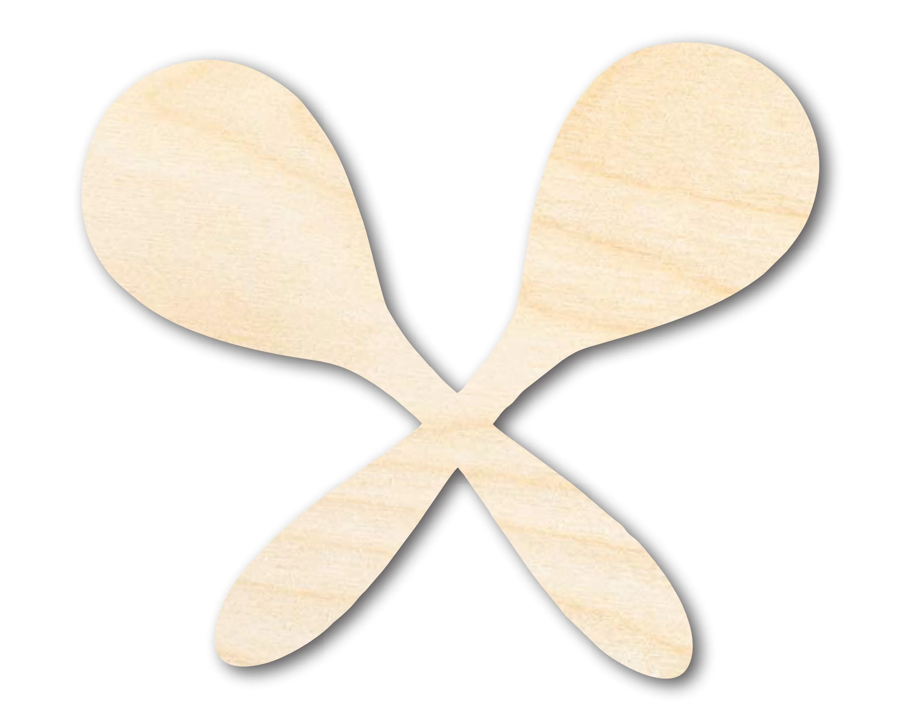 Unfinished Maraca Shape | DIY Craft Cutout | up to 46" DIY