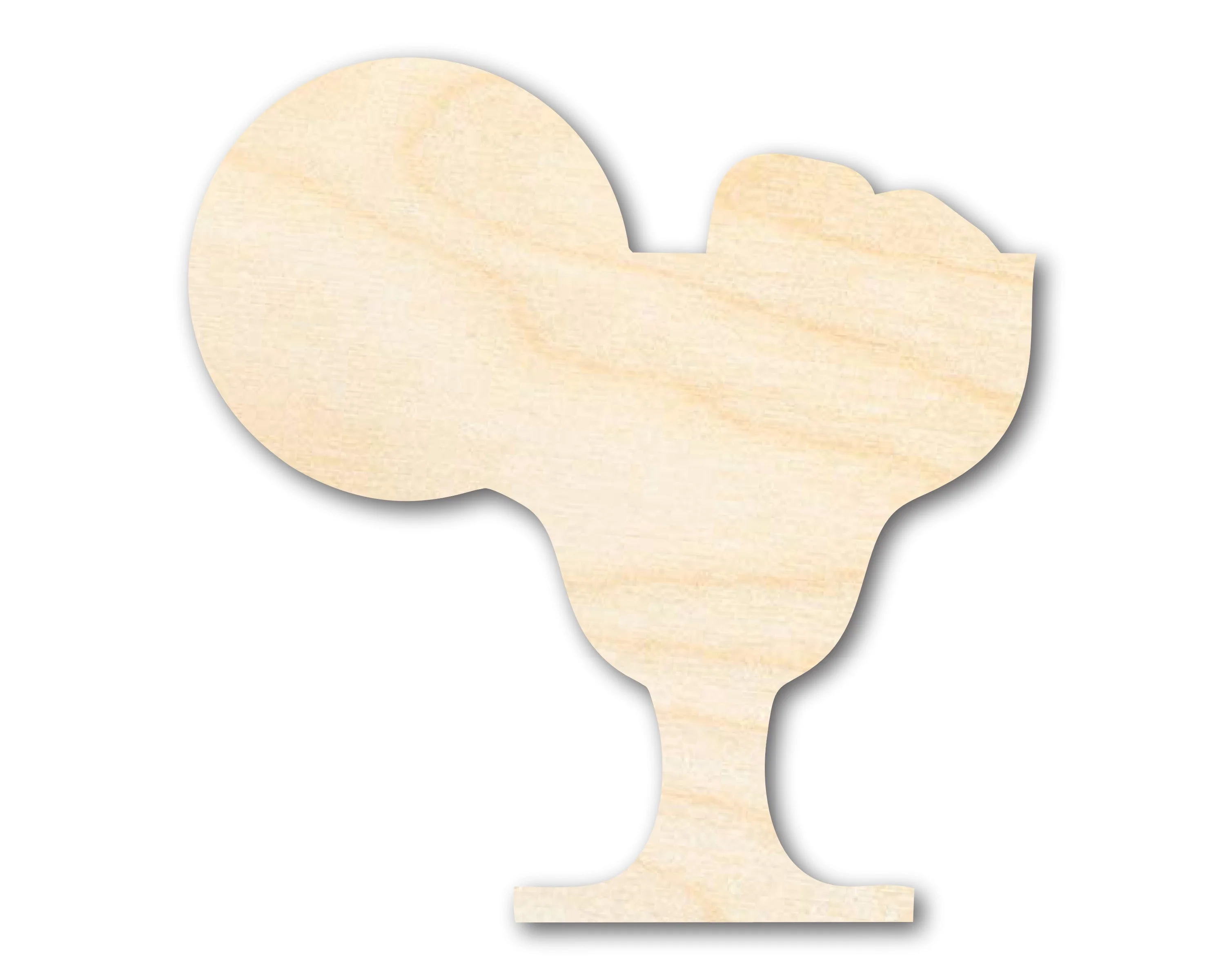 Unfinished Margarita Silhouette | DIY Craft Cutout | up to 46" DIY