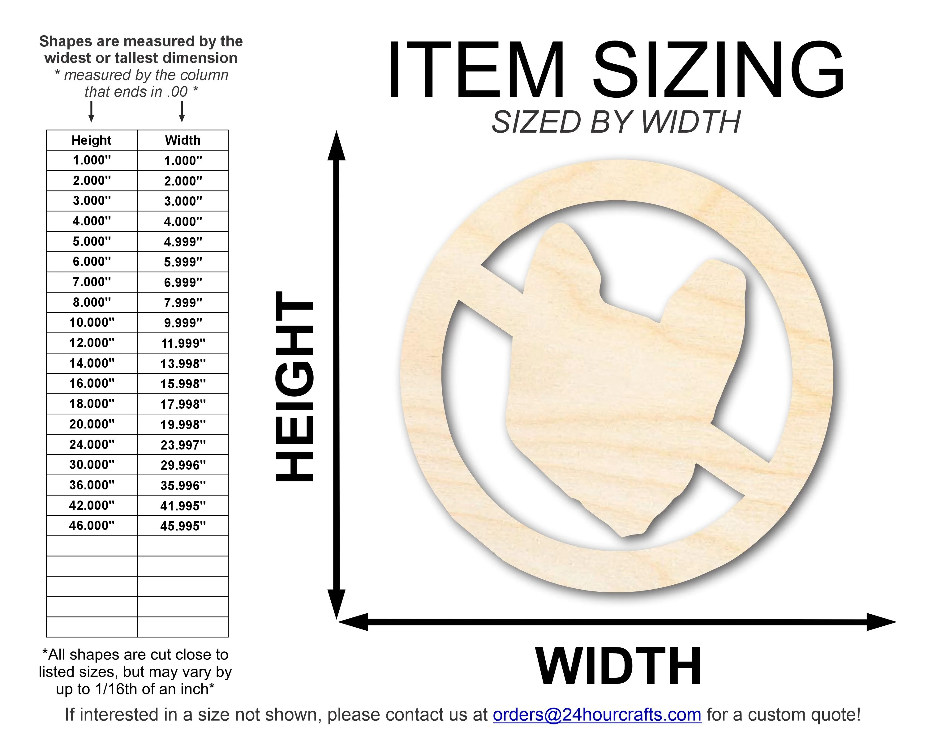 Unfinished No Plastic Bag Shape | DIY Craft Cutout | up to 46" DIY - Image 2
