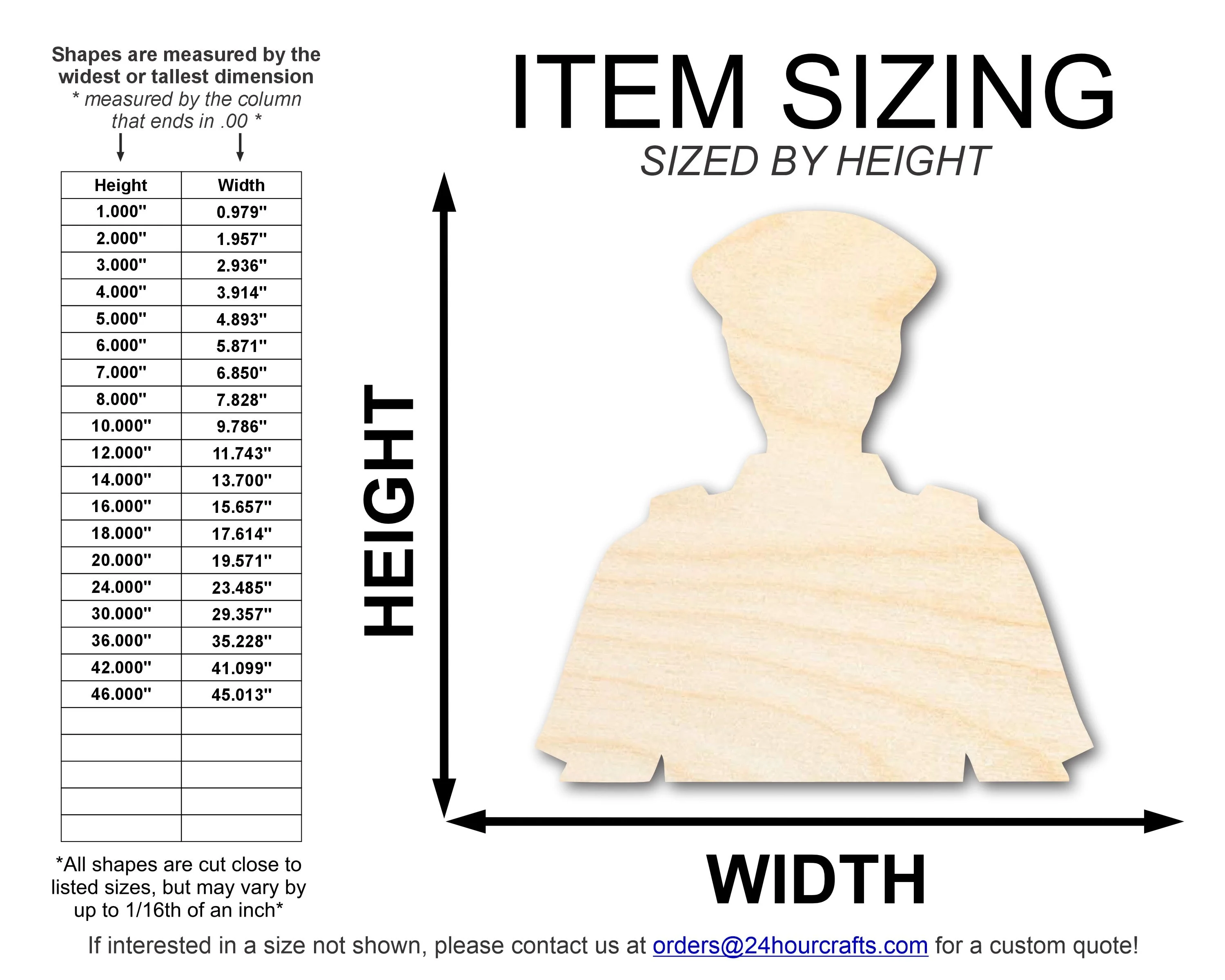 Unfinished Police Officer Shape | DIY Craft Cutout | up to 46" DIY - Image 2