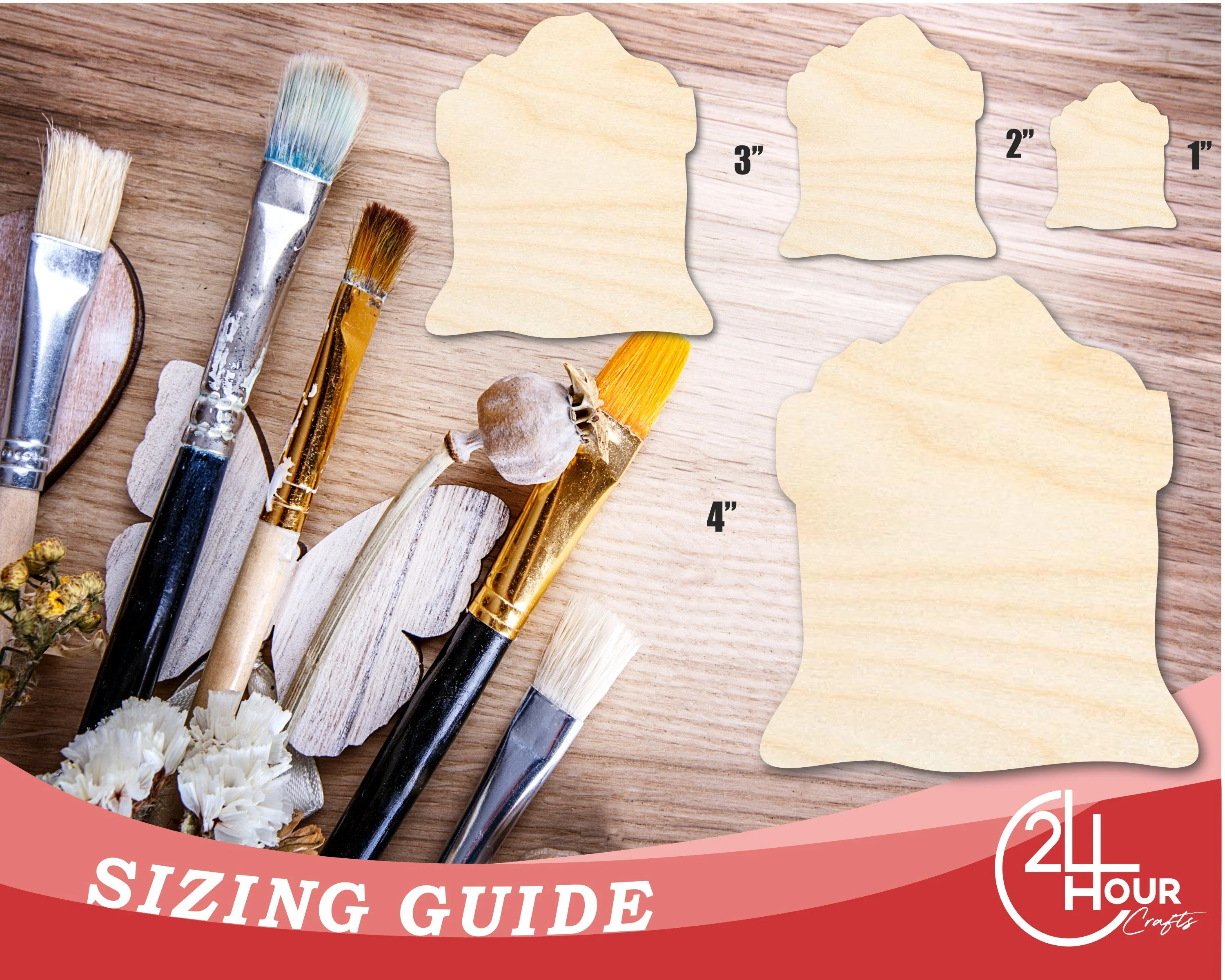 Unfinished Potting Soil Shape | DIY Craft Cutout | up to 46" DIY - Image 3