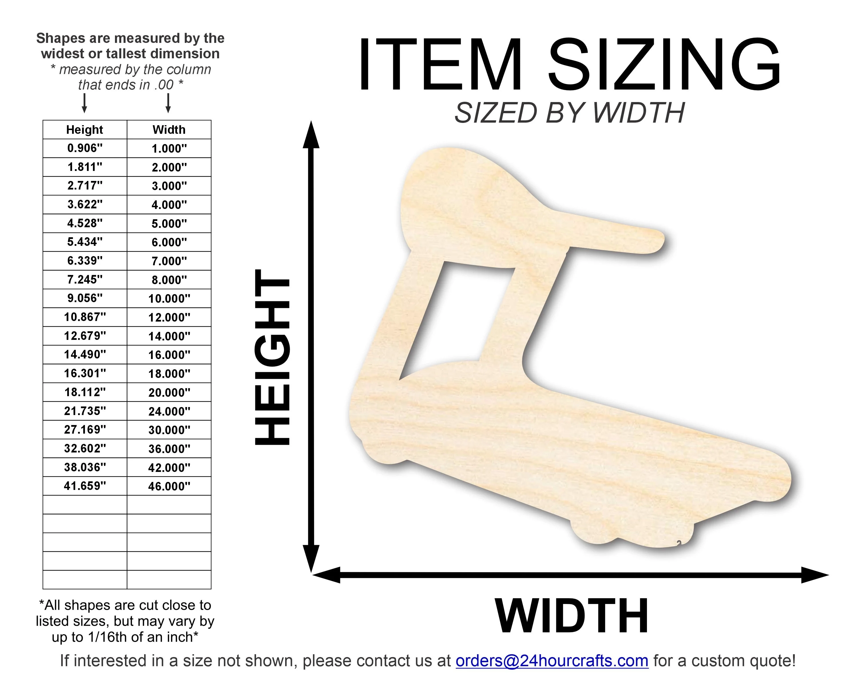 Unfinished Treadmill Shape | DIY Craft Cutout | up to 46" DIY - Image 2