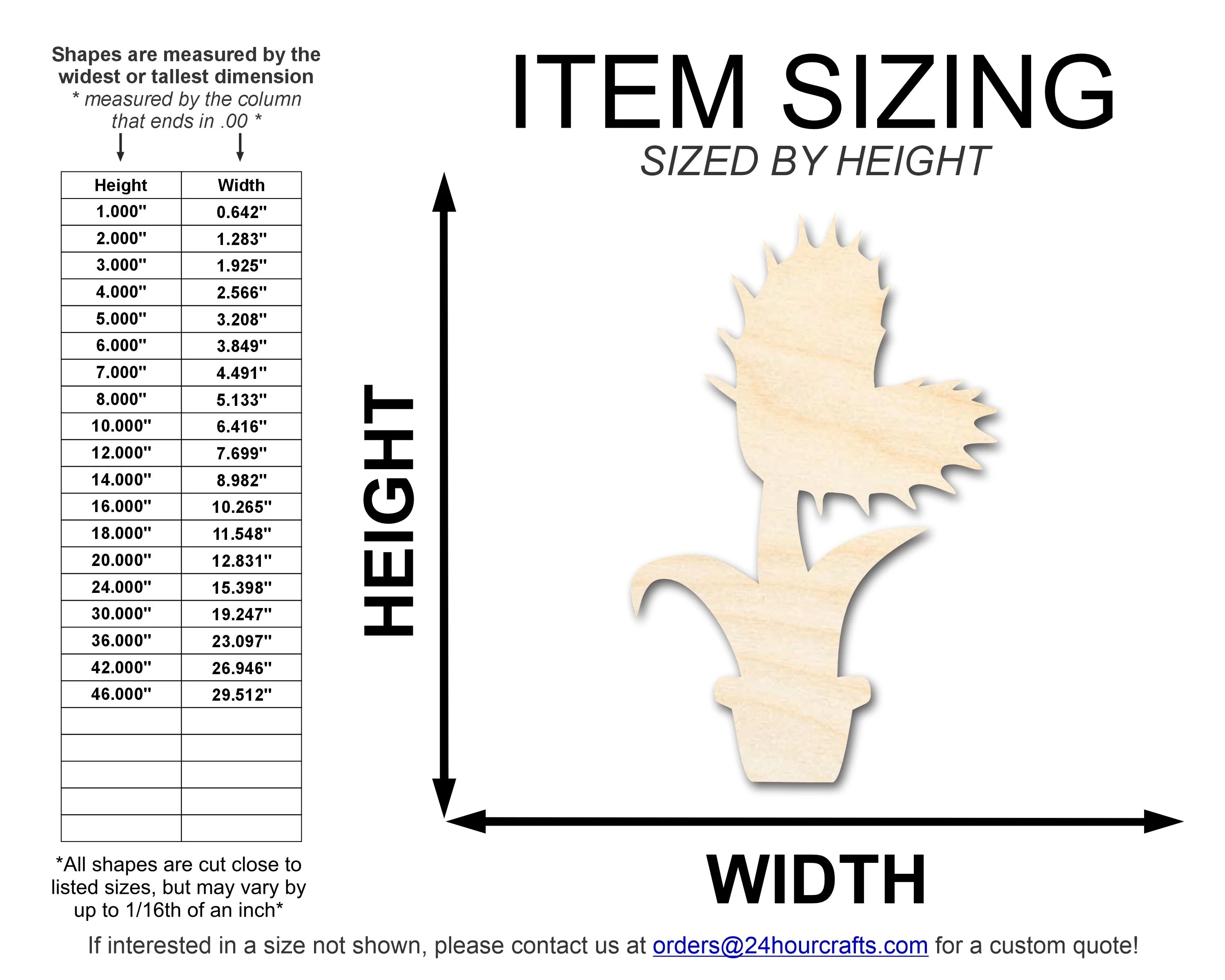 Unfinished Venus Fly Trap Shape | DIY Craft Cutout | up to 46" DIY - Image 2